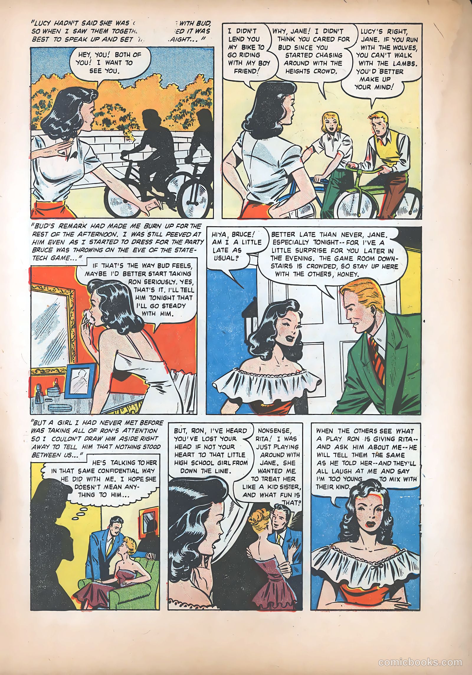 Teen-Age Romances #38 (1954) — page 18 of 37