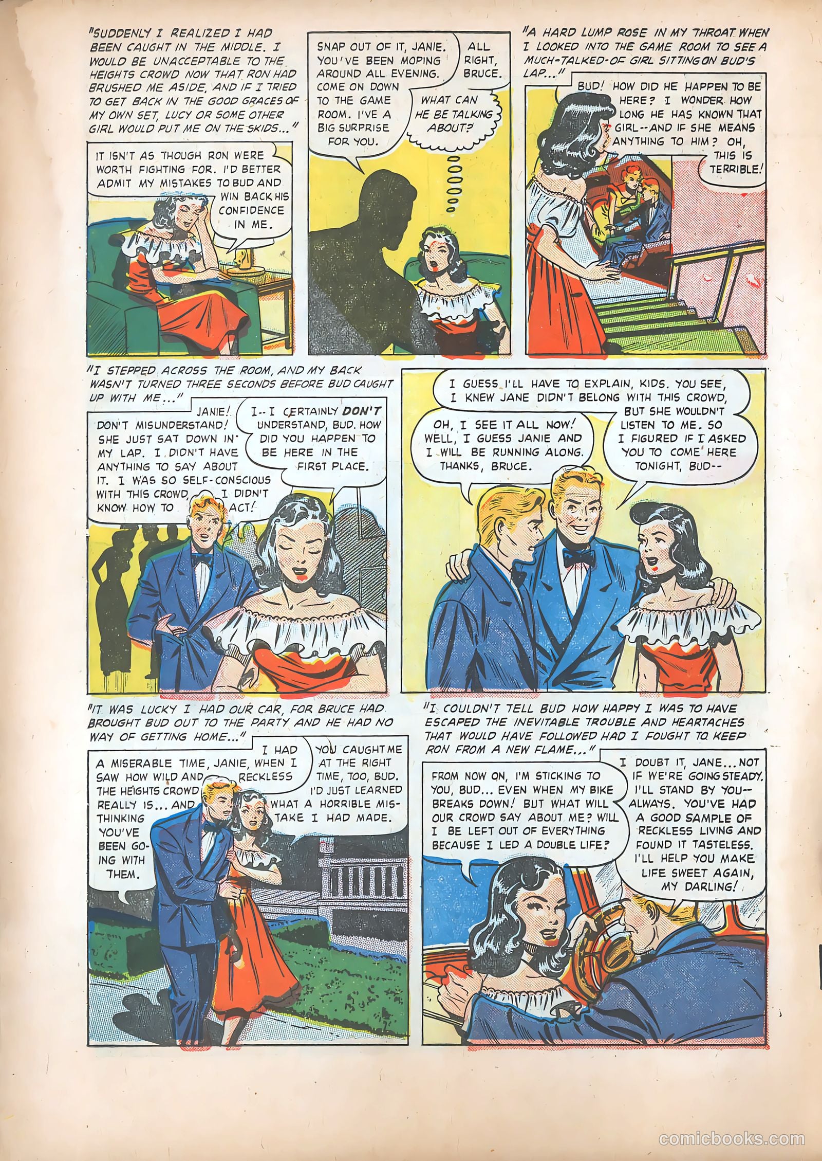 Teen-Age Romances #38 (1954) — page 19 of 37