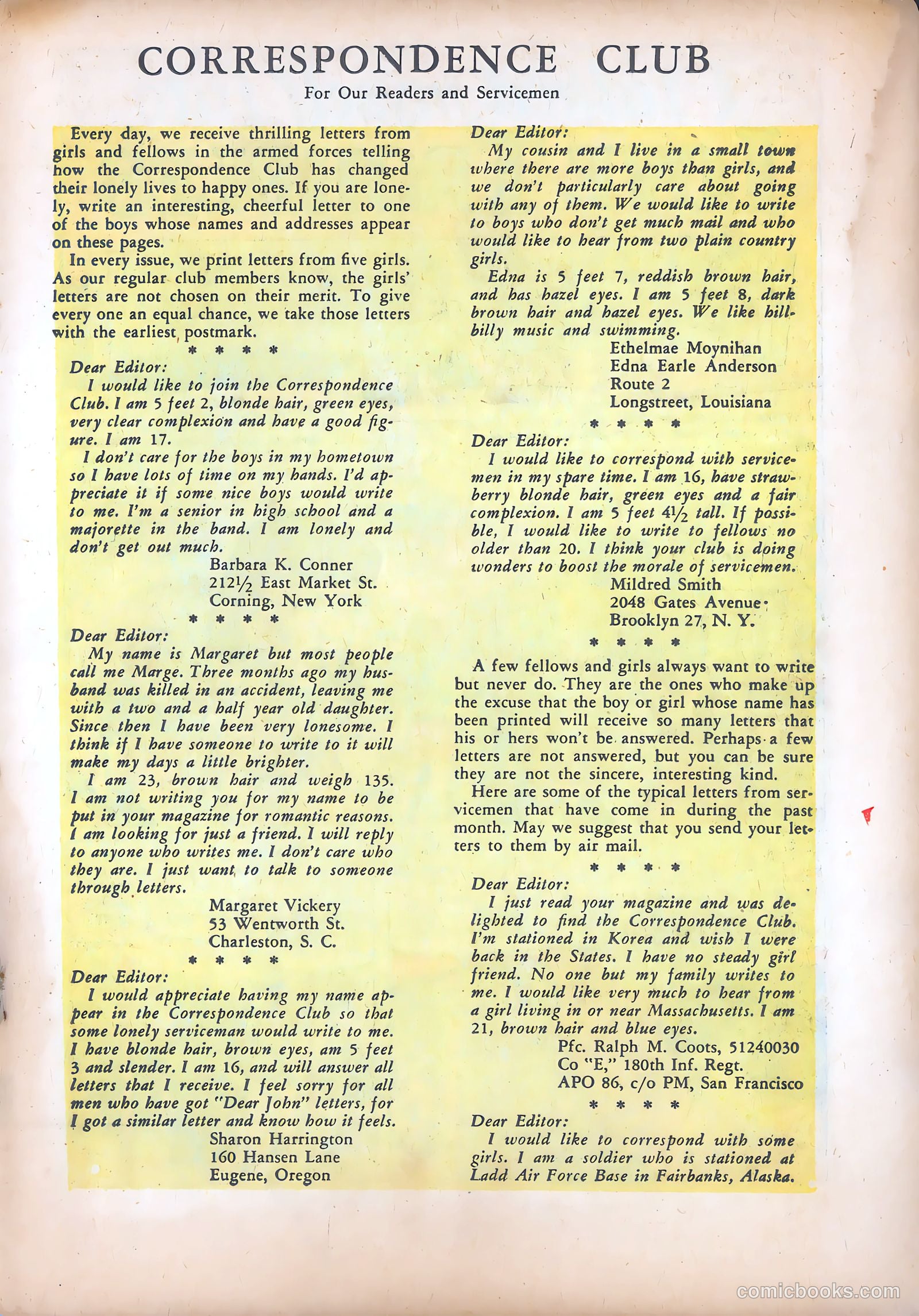 Teen-Age Romances #38 (1954) — page 20 of 37