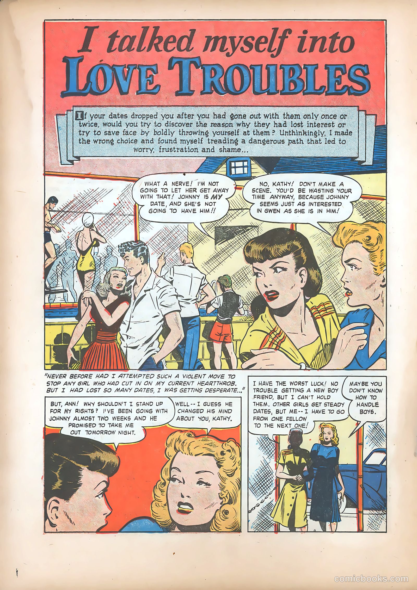 Teen-Age Romances #38 (1954) — page 21 of 37