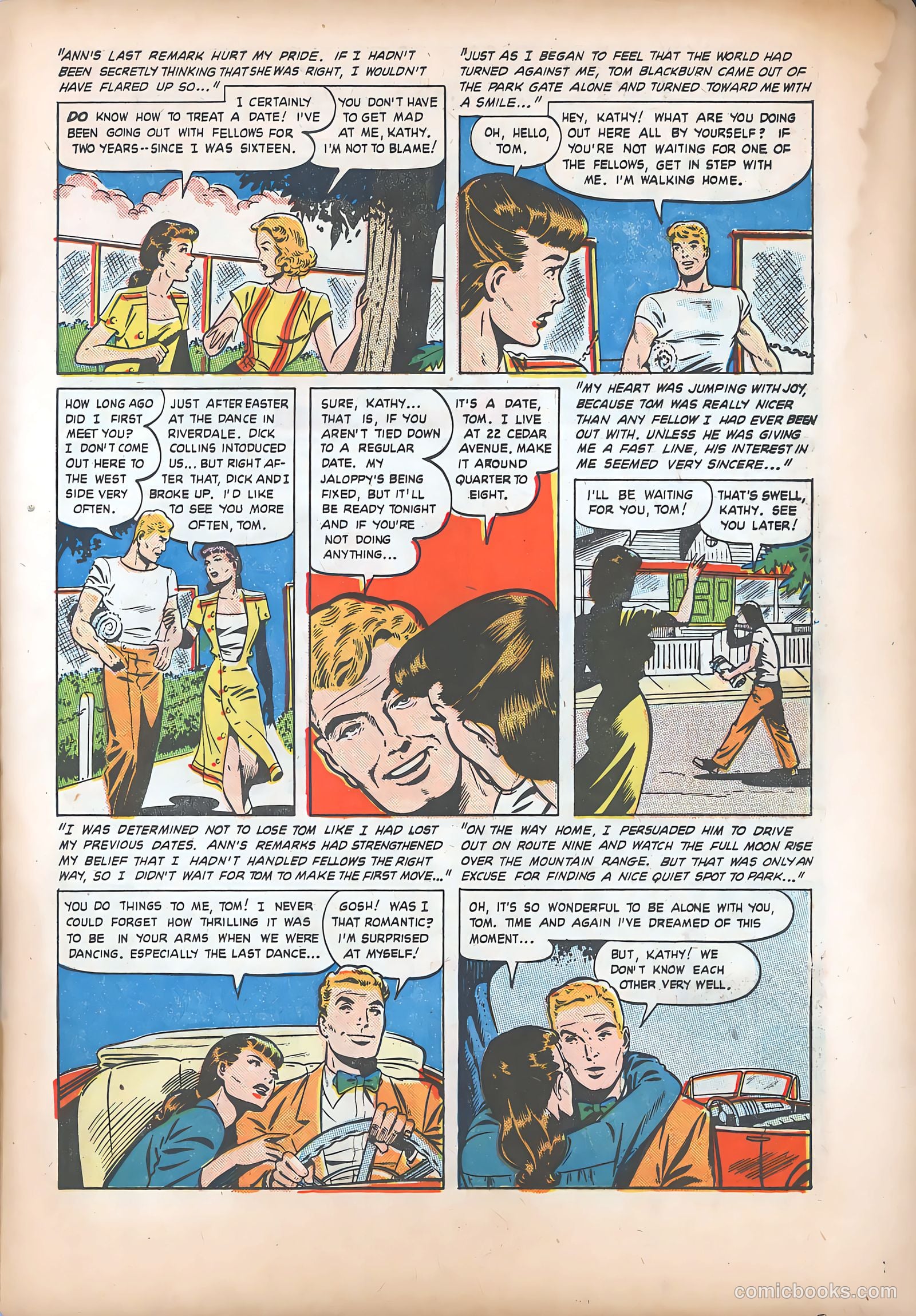 Teen-Age Romances #38 (1954) — page 22 of 37