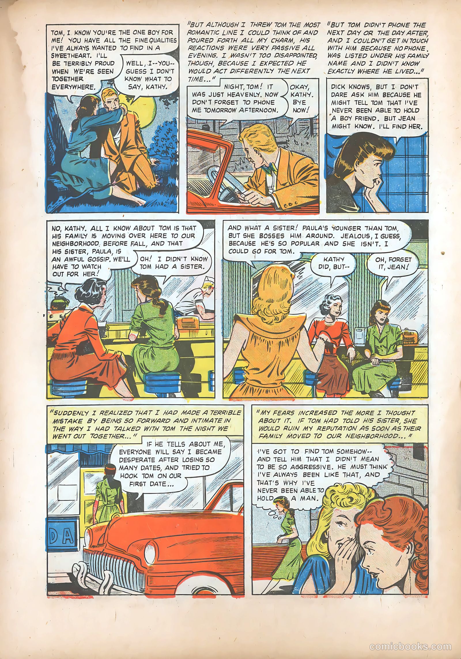 Teen-Age Romances #38 (1954) — page 23 of 37