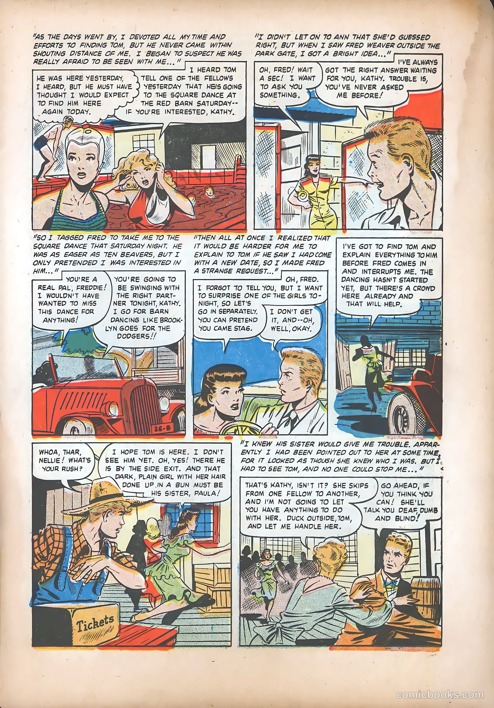 Teen-Age Romances #38 (1954) — page 24 of 37