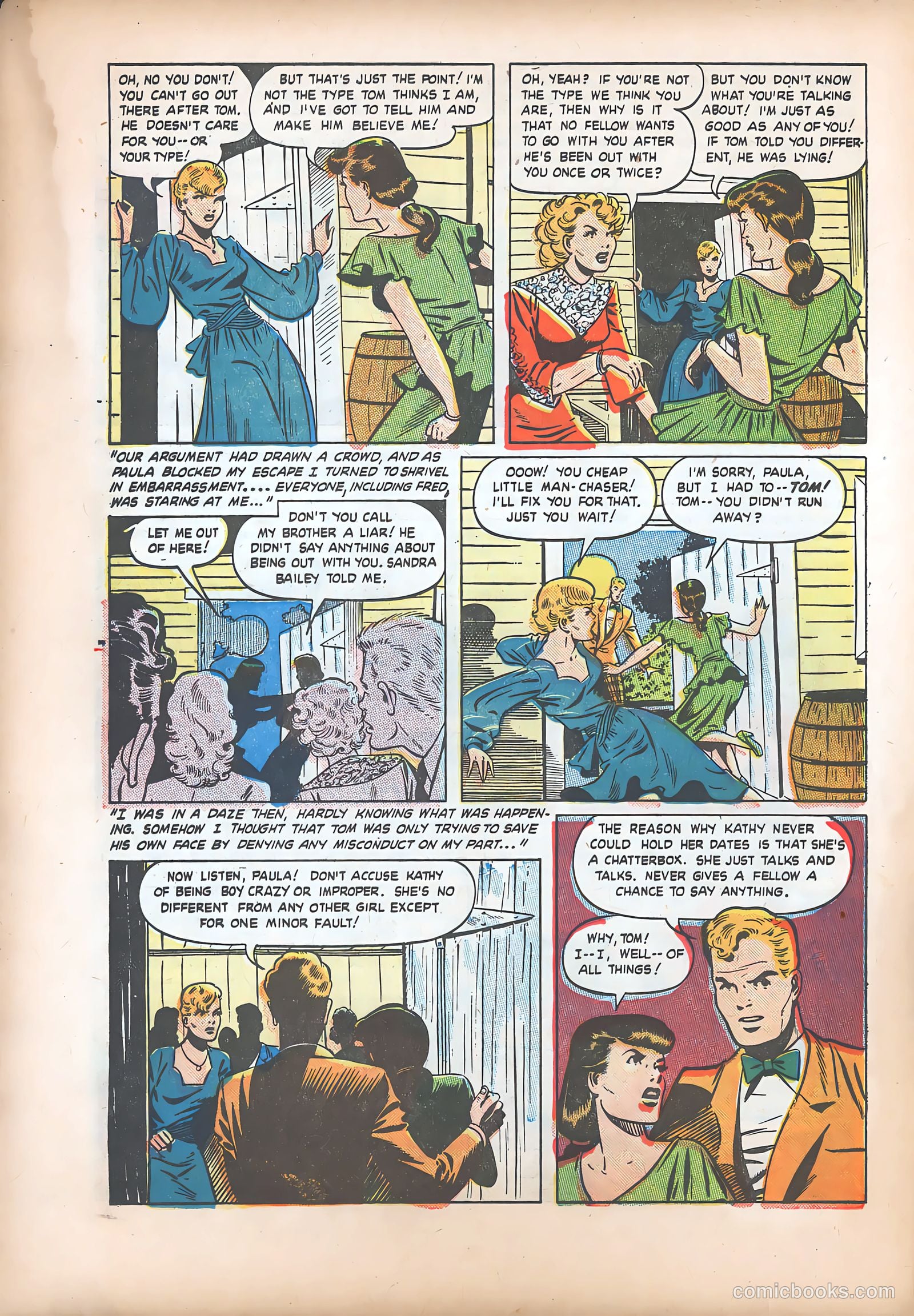 Teen-Age Romances #38 (1954) — page 25 of 37