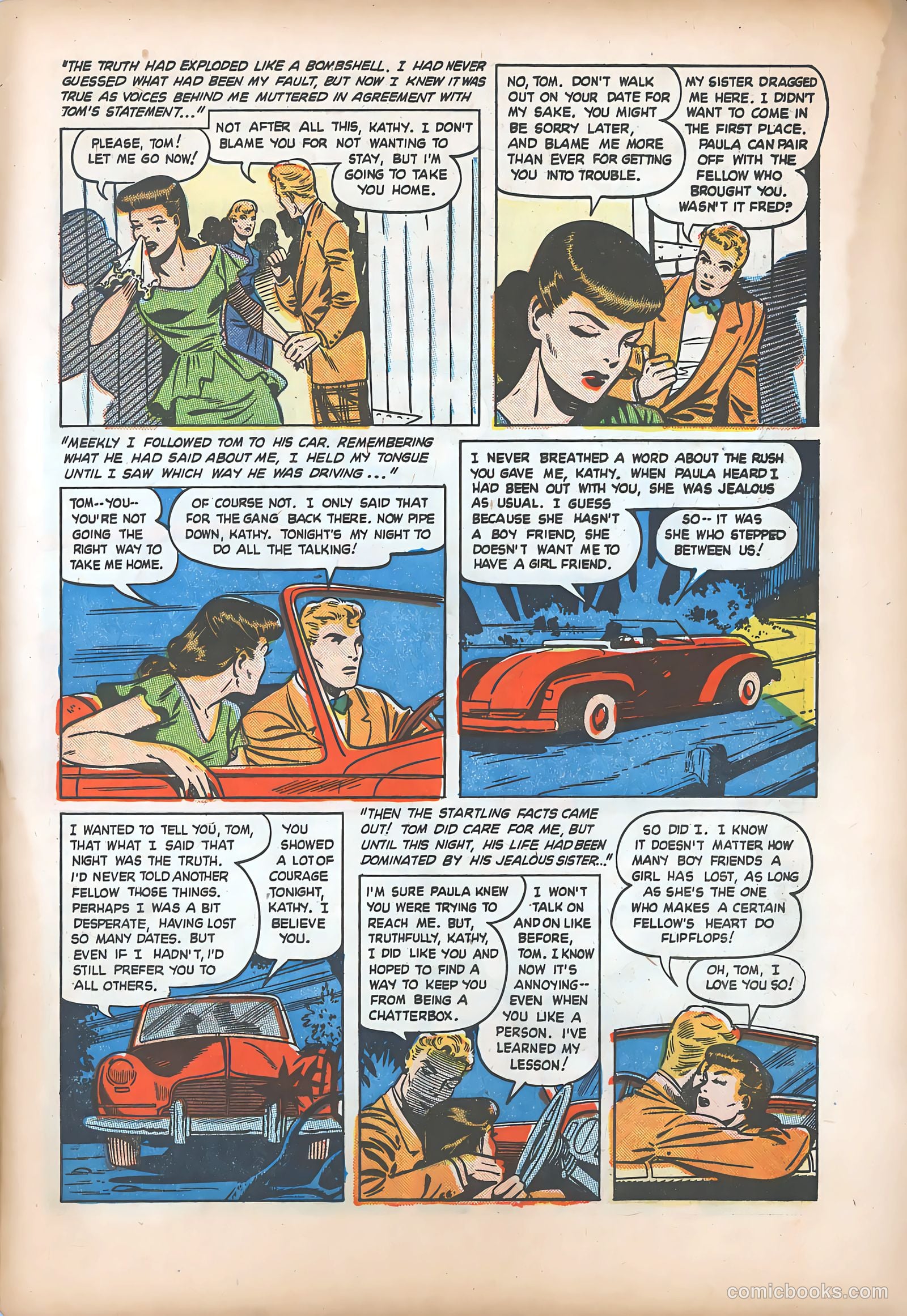 Teen-Age Romances #38 (1954) — page 26 of 37