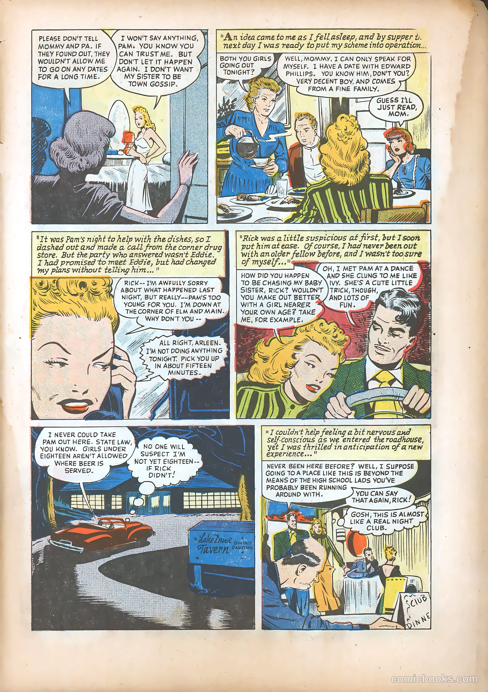 Teen-Age Romances #38 (1954) — page 28 of 37