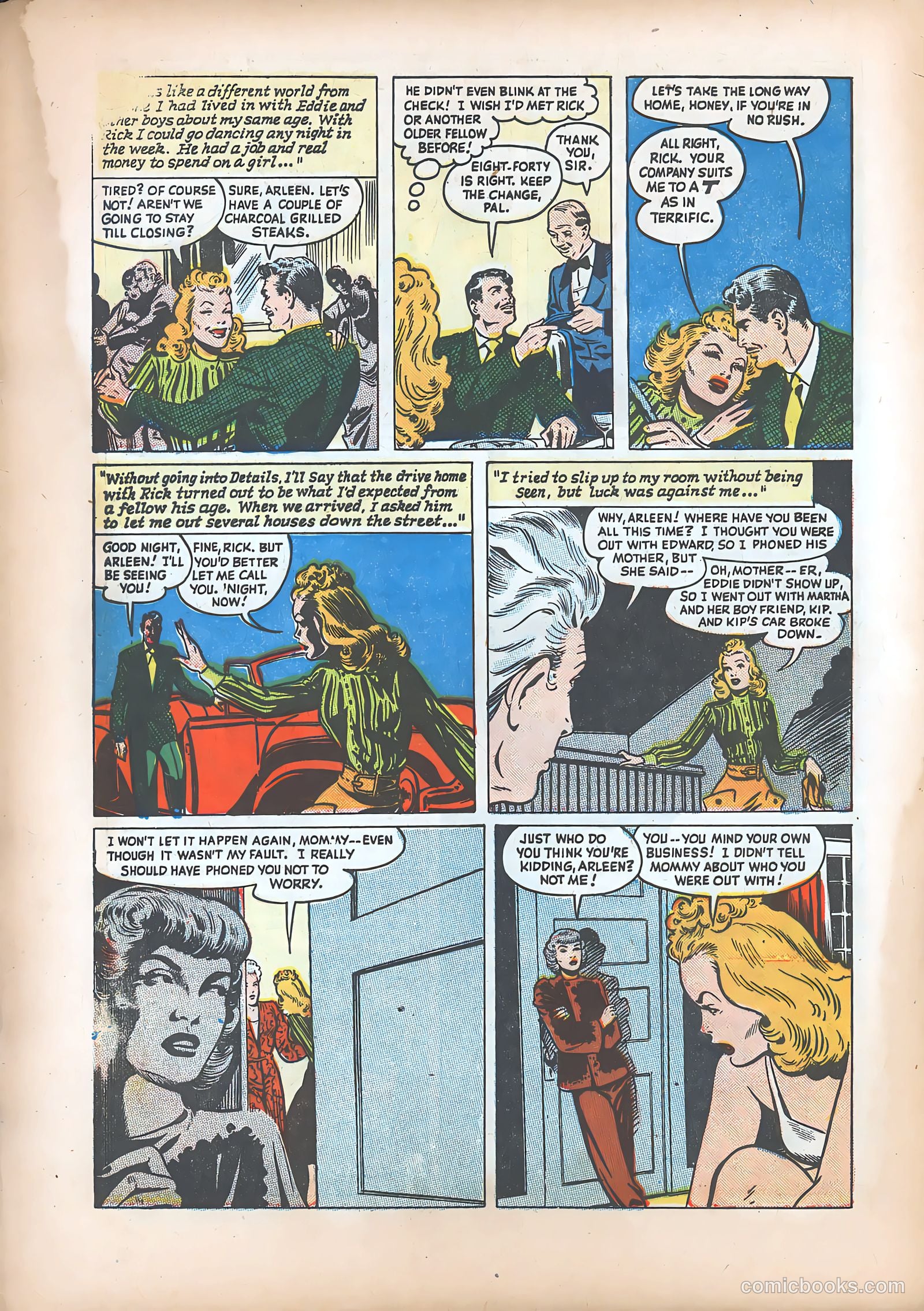 Teen-Age Romances #38 (1954) — page 29 of 37