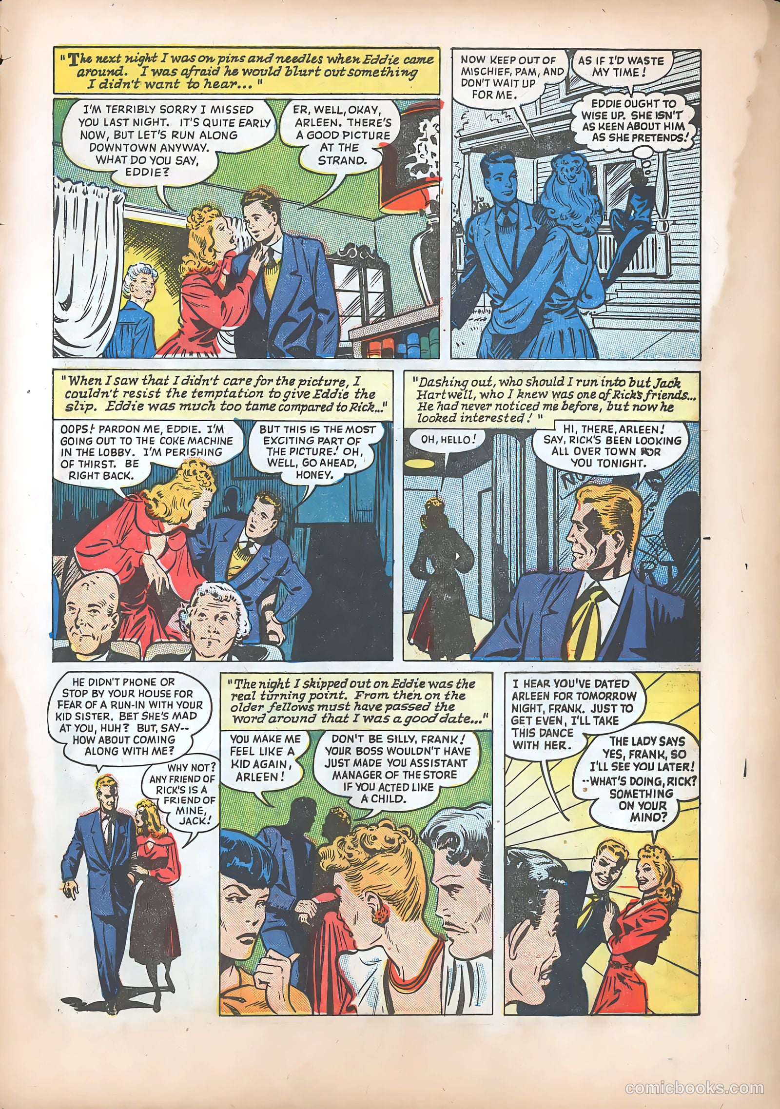 Teen-Age Romances #38 (1954) — page 30 of 37