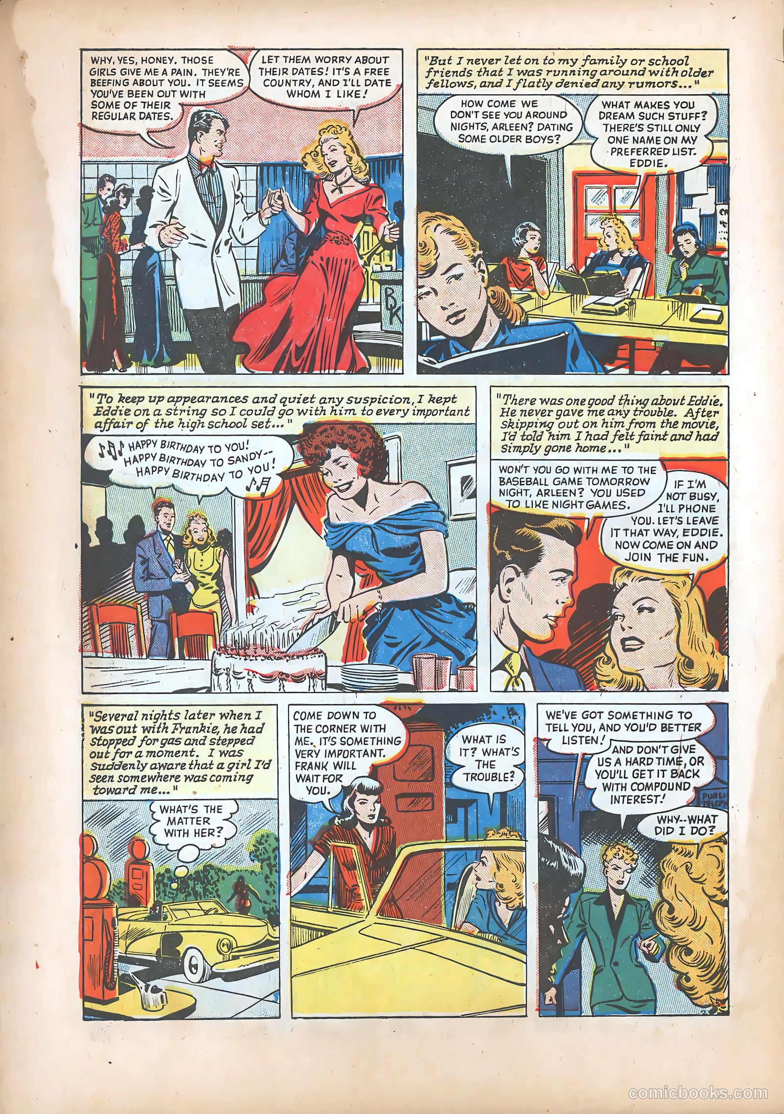 Teen-Age Romances #38 (1954) — page 31 of 37
