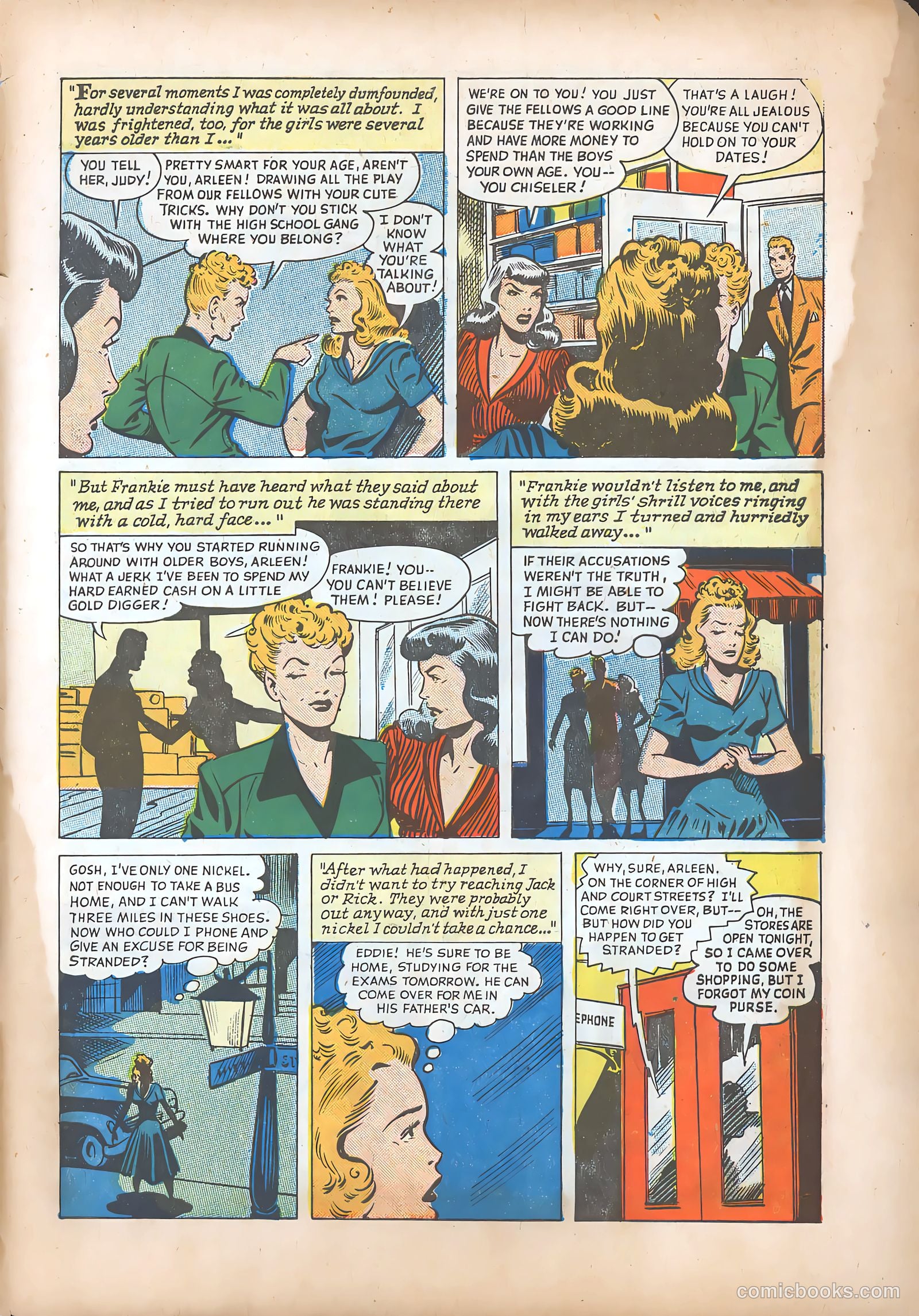 Teen-Age Romances #38 (1954) — page 32 of 37