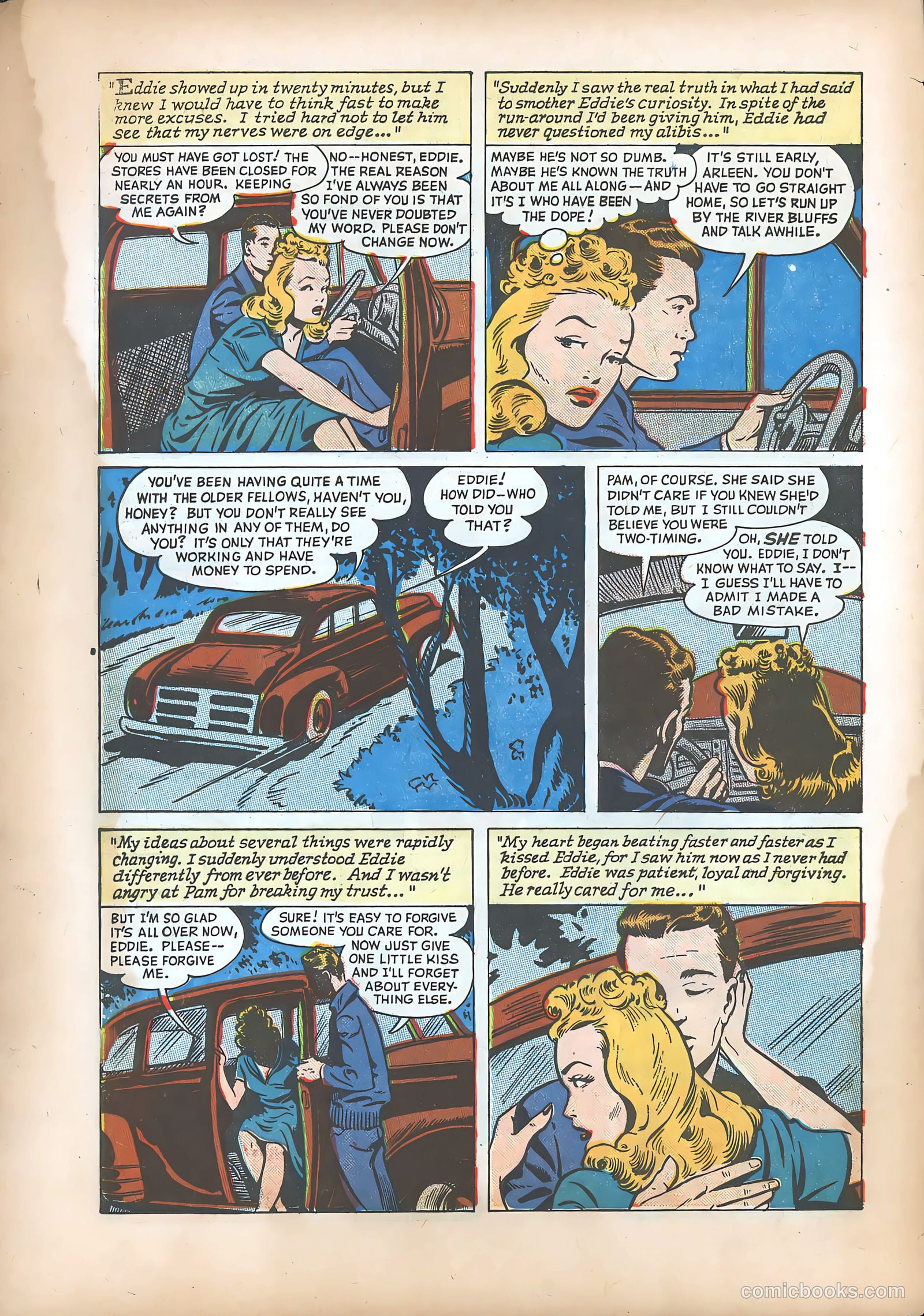 Teen-Age Romances #38 (1954) — page 33 of 37
