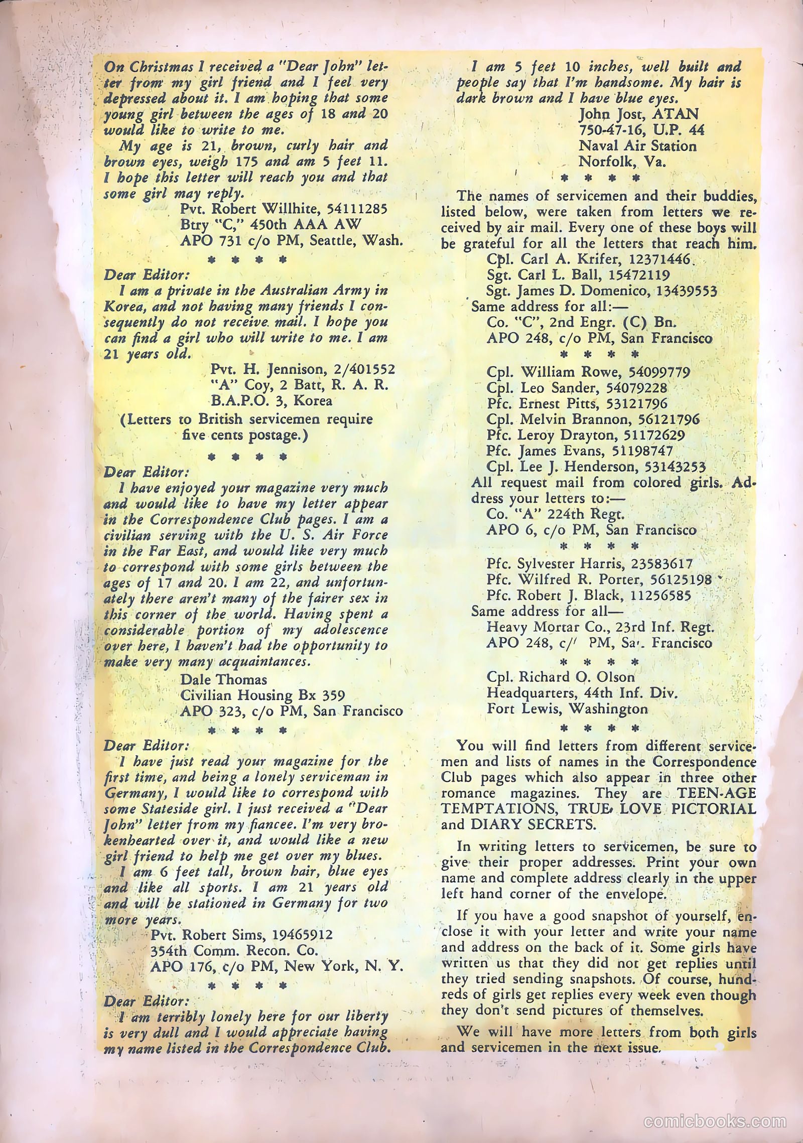 Teen-Age Romances #38 (1954) — page 35 of 37