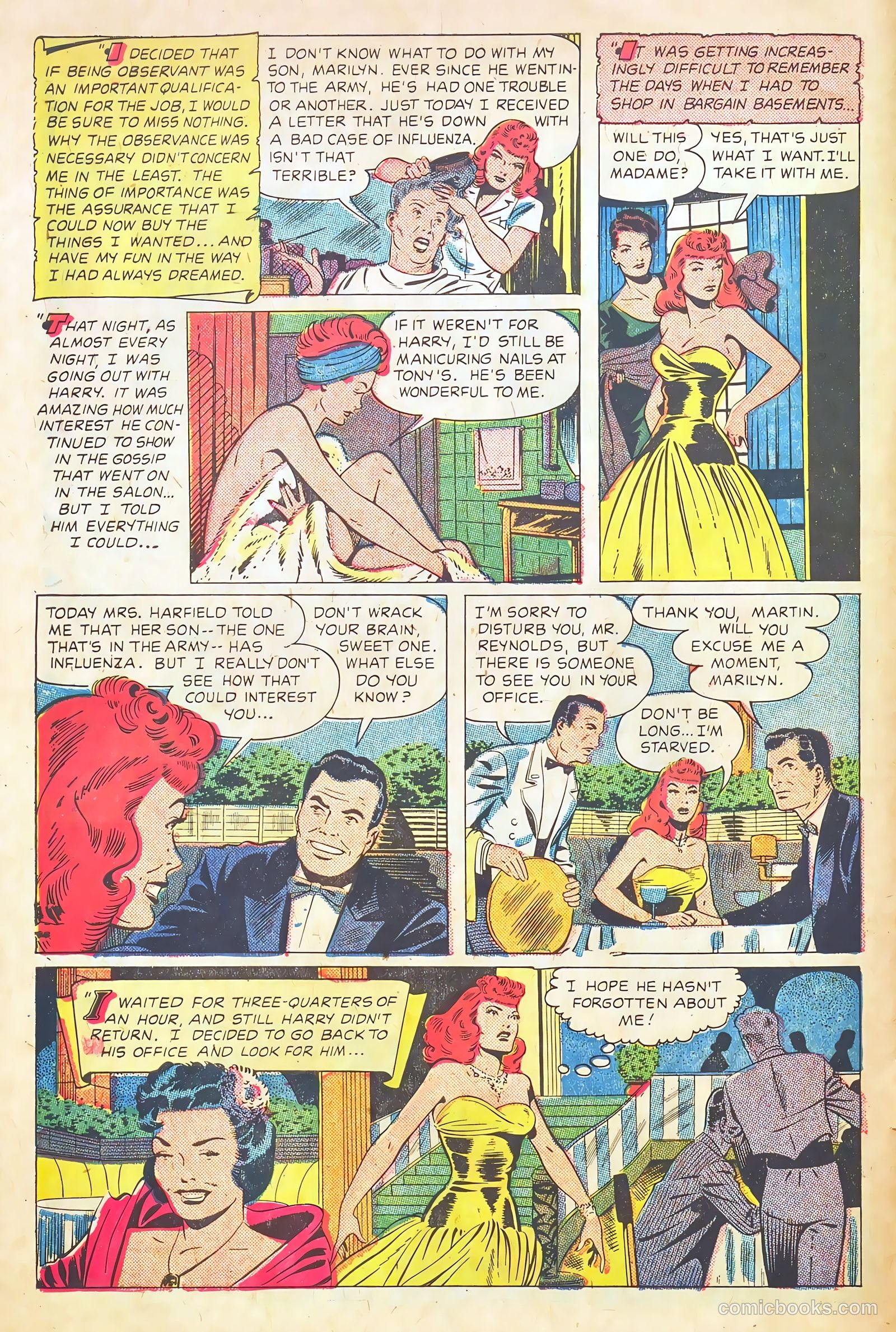 Teen-Age Romances #39 (1954) — page 6 of 36