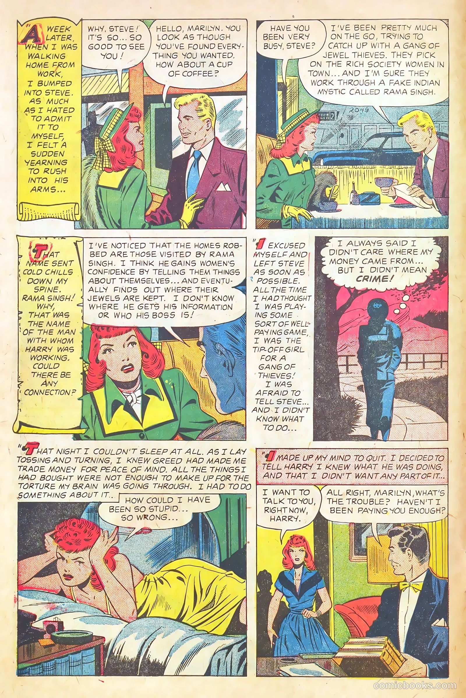 Teen-Age Romances #39 (1954) — page 8 of 36