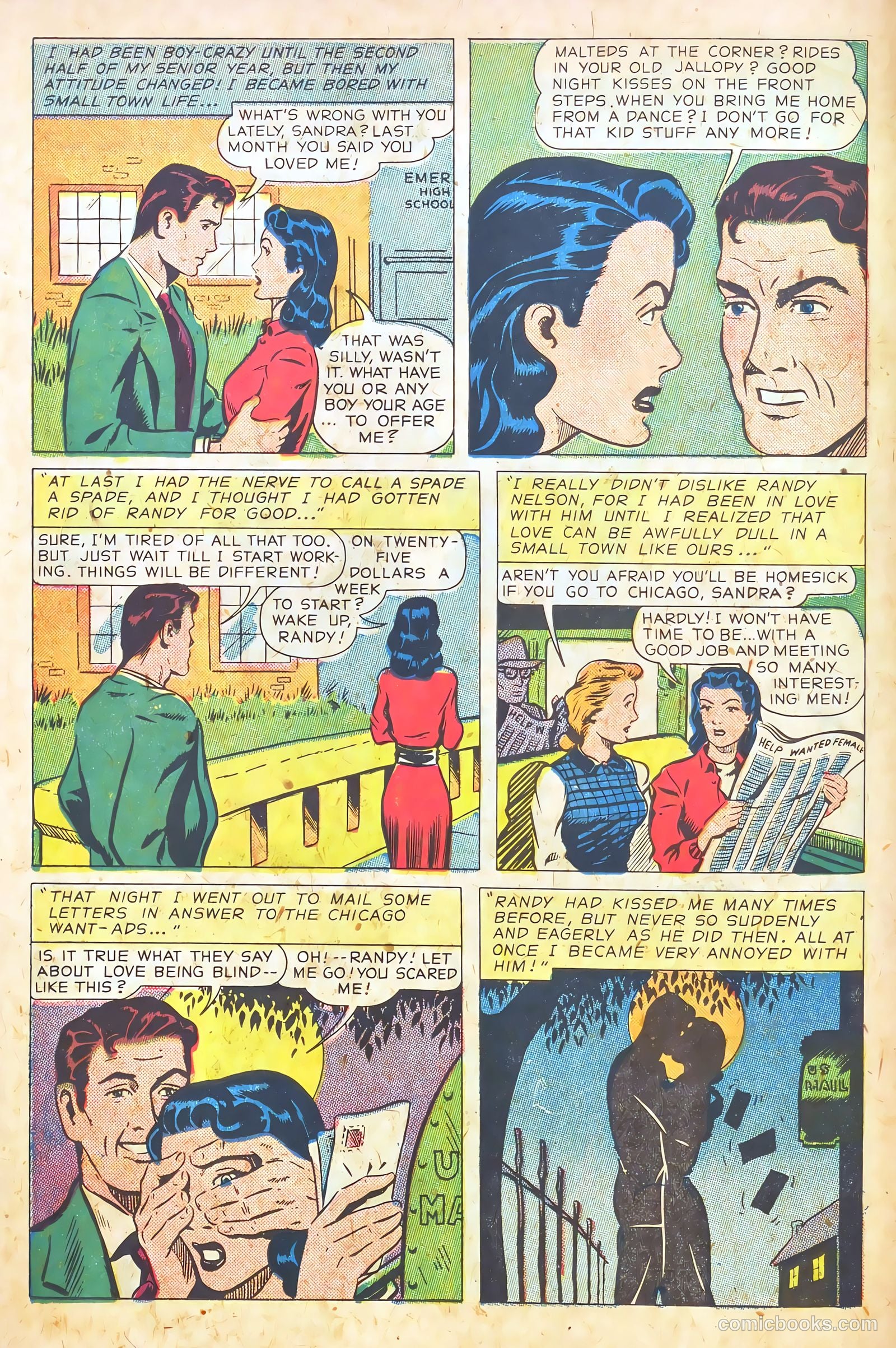Teen-Age Romances #39 (1954) — page 12 of 36