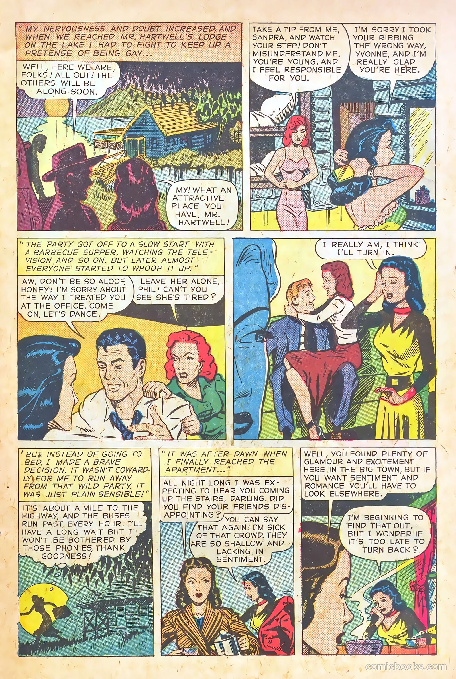 Teen-Age Romances #39 (1954) — page 17 of 36