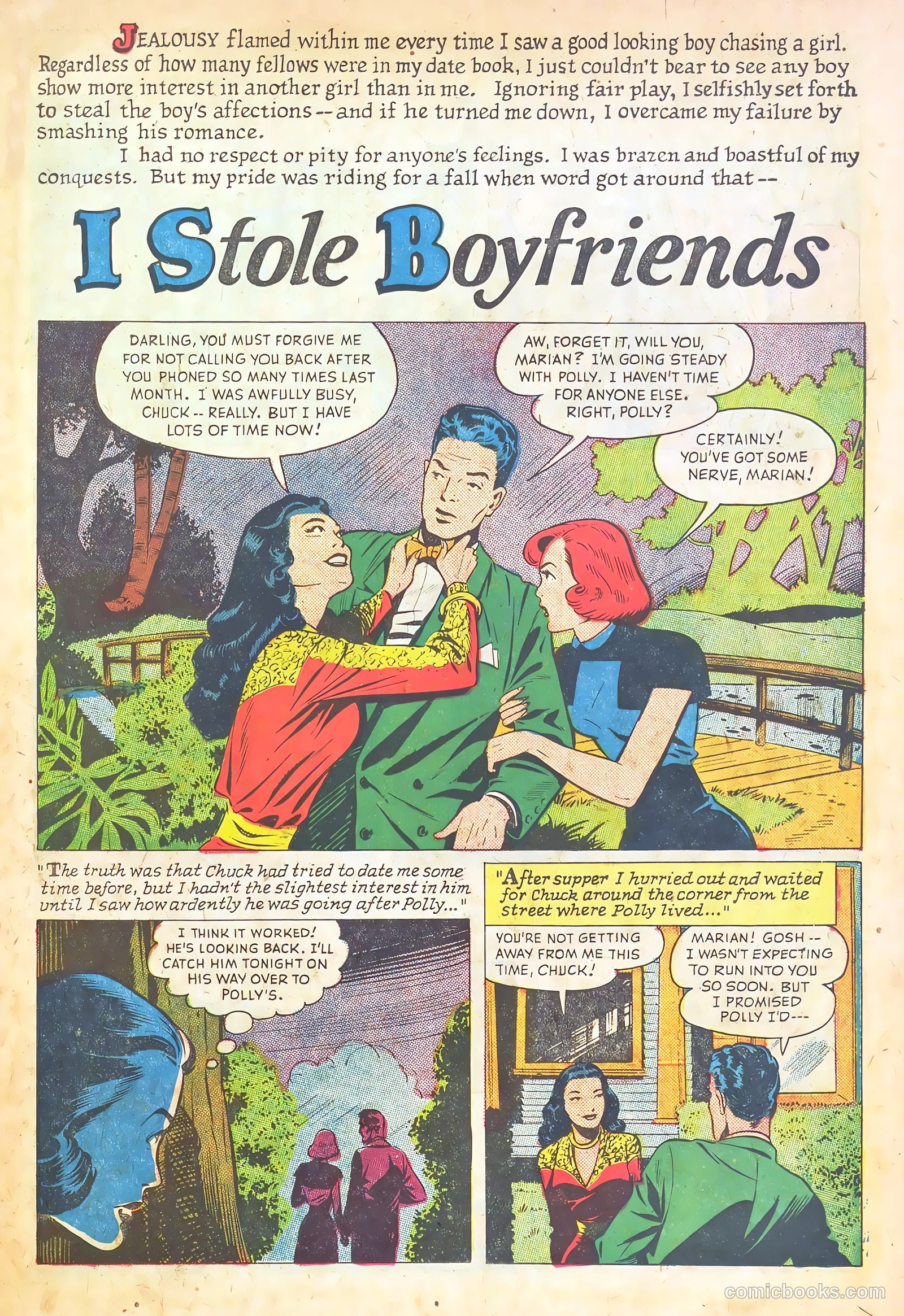 Teen-Age Romances #39 (1954) — page 19 of 36