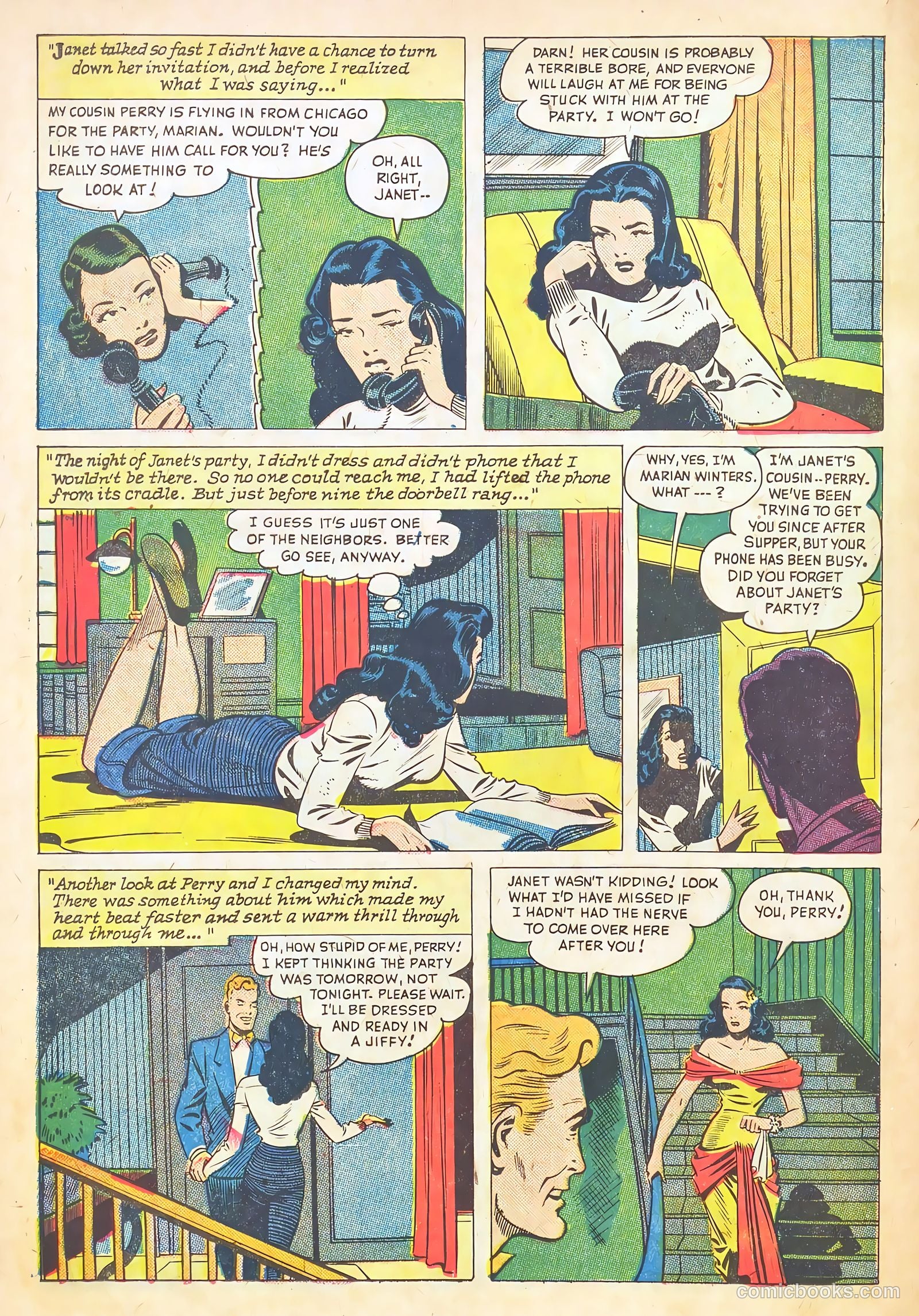 Teen-Age Romances #39 (1954) — page 24 of 36
