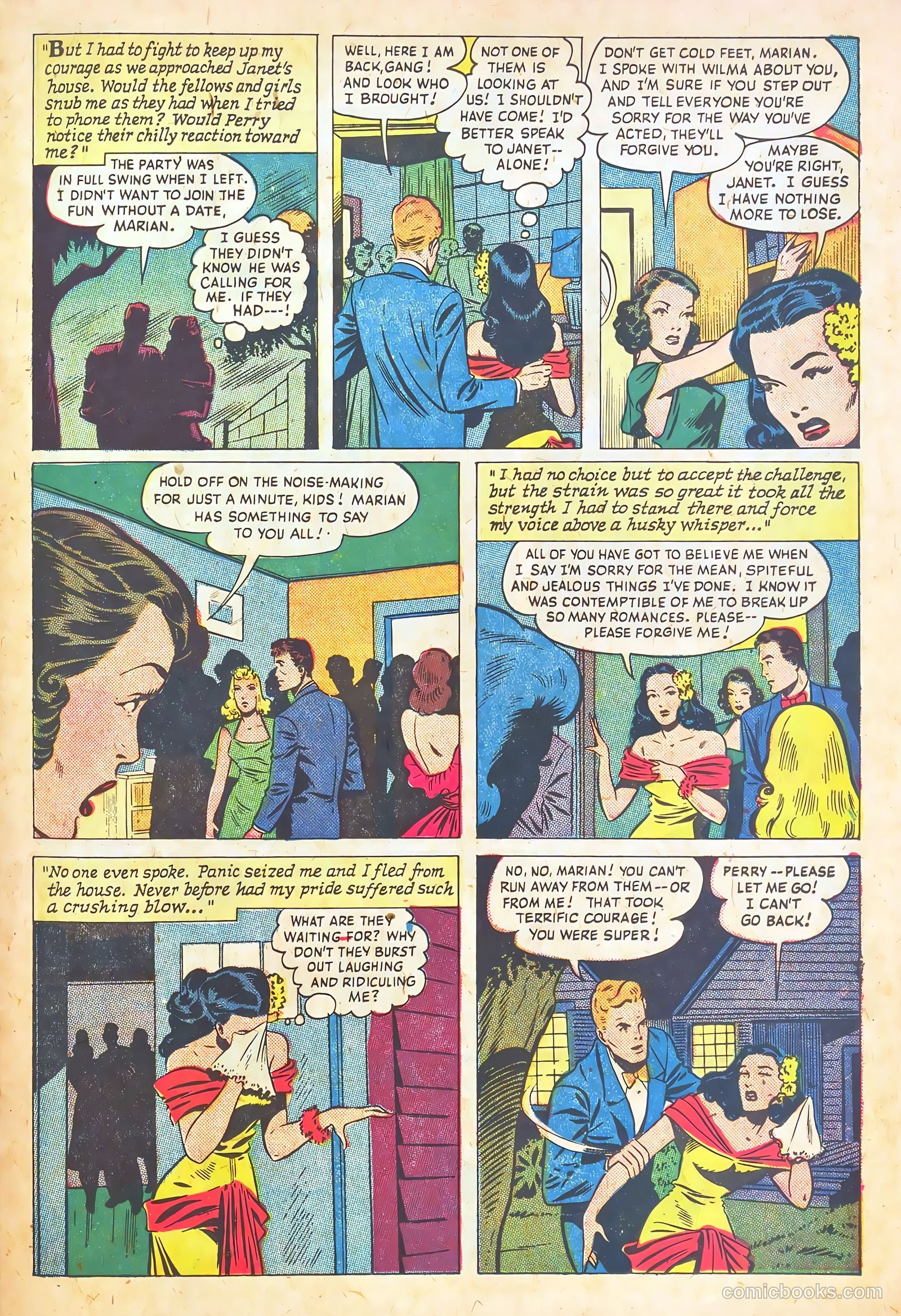 Teen-Age Romances #39 (1954) — page 25 of 36