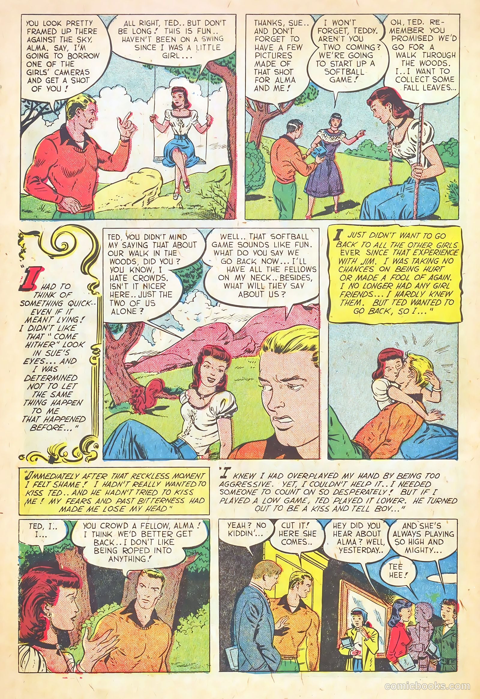 Teen-Age Romances #39 (1954) — page 30 of 36