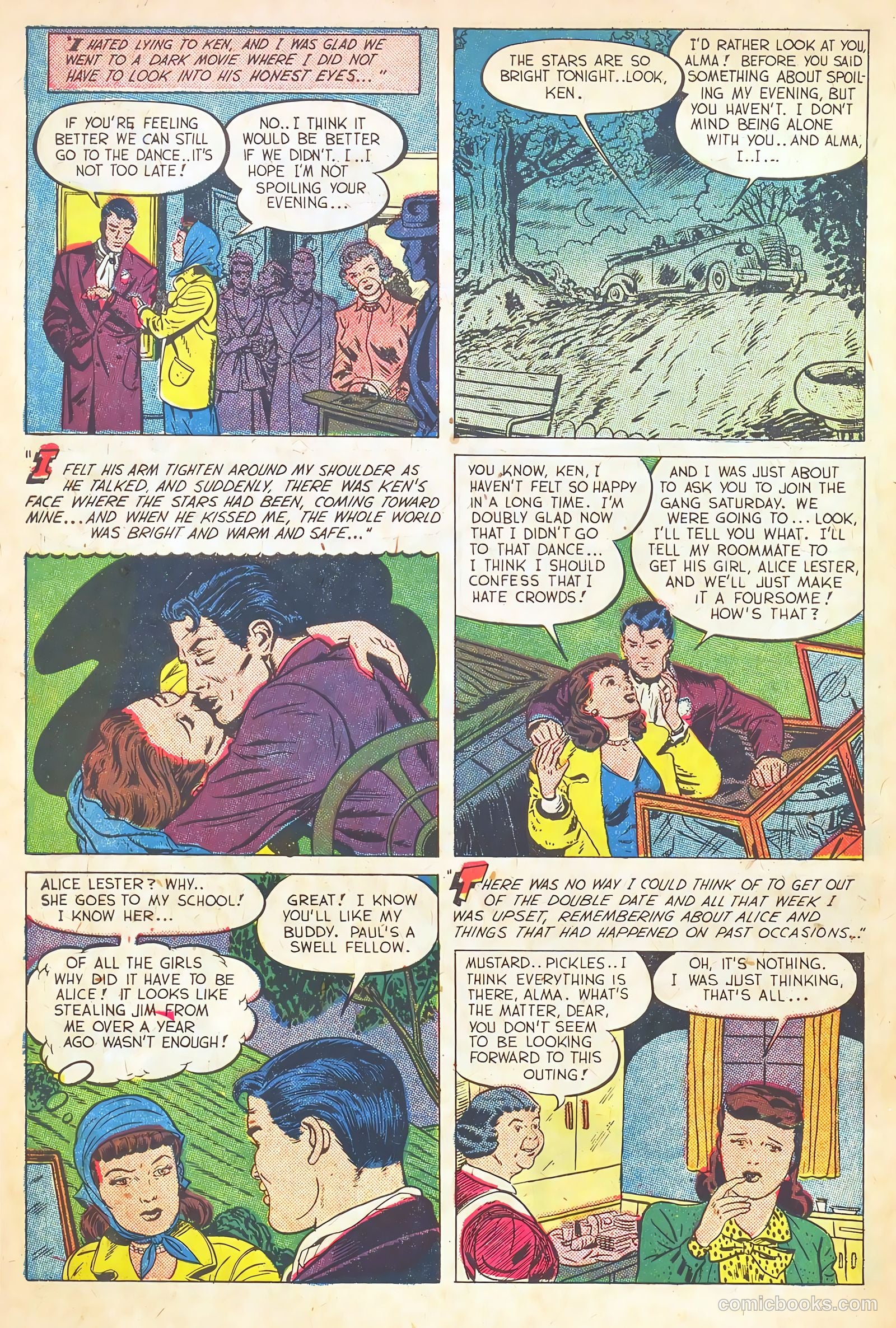 Teen-Age Romances #39 (1954) — page 32 of 36