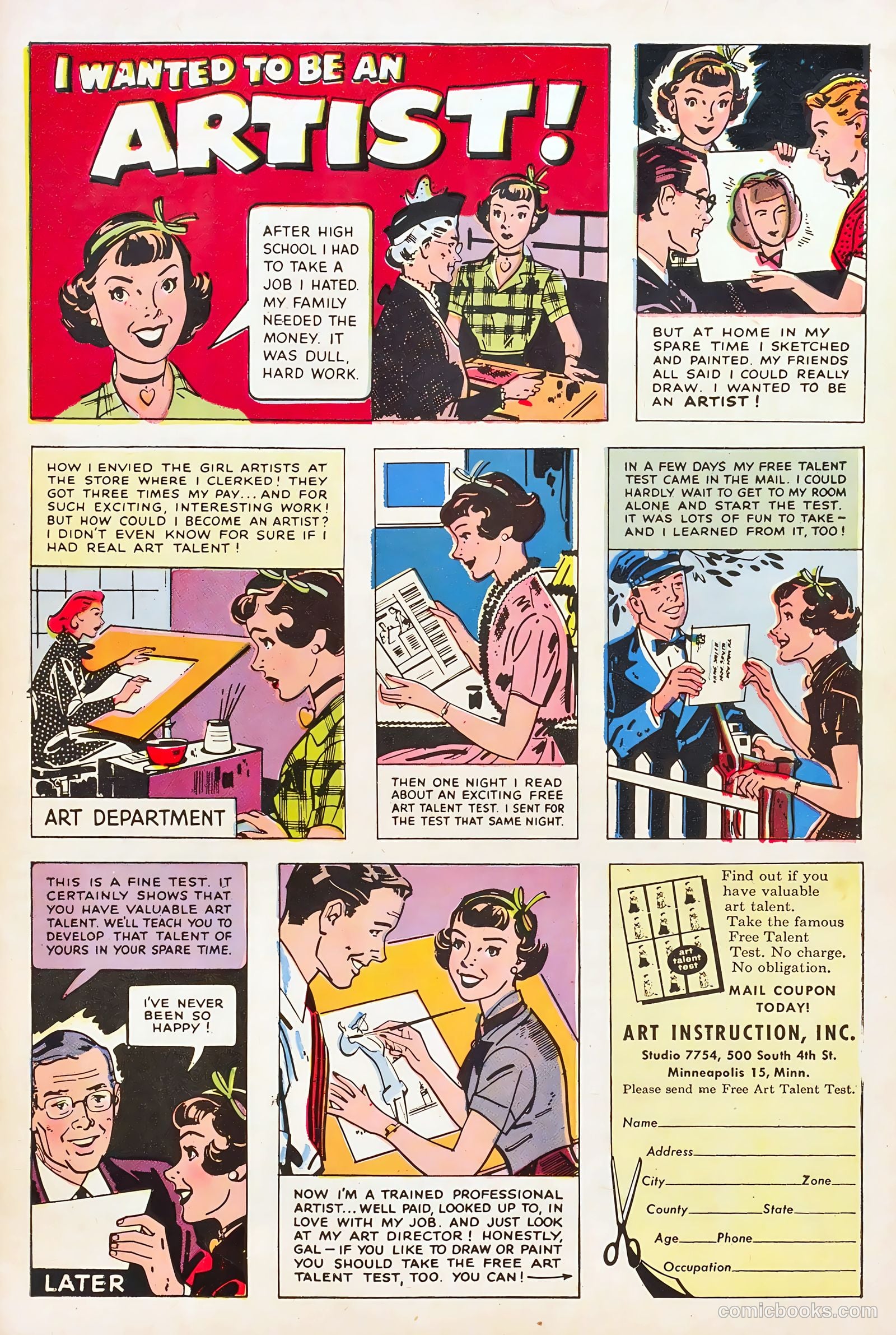 Teen-Age Romances #39 (1954) — page 36 of 36