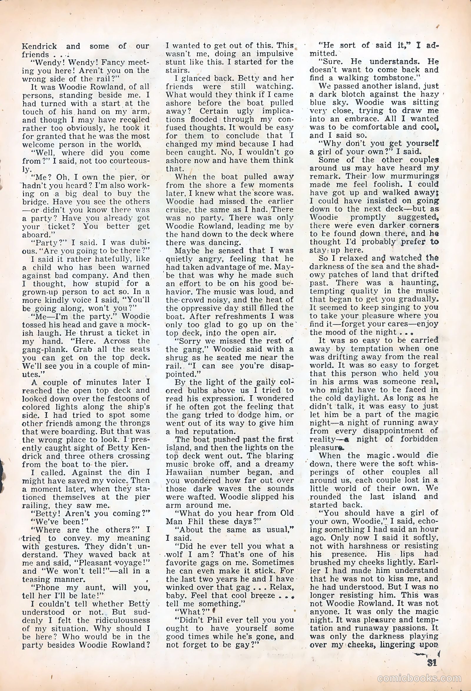 Teen-Age Romances #4 (1949) — page 31 of 68