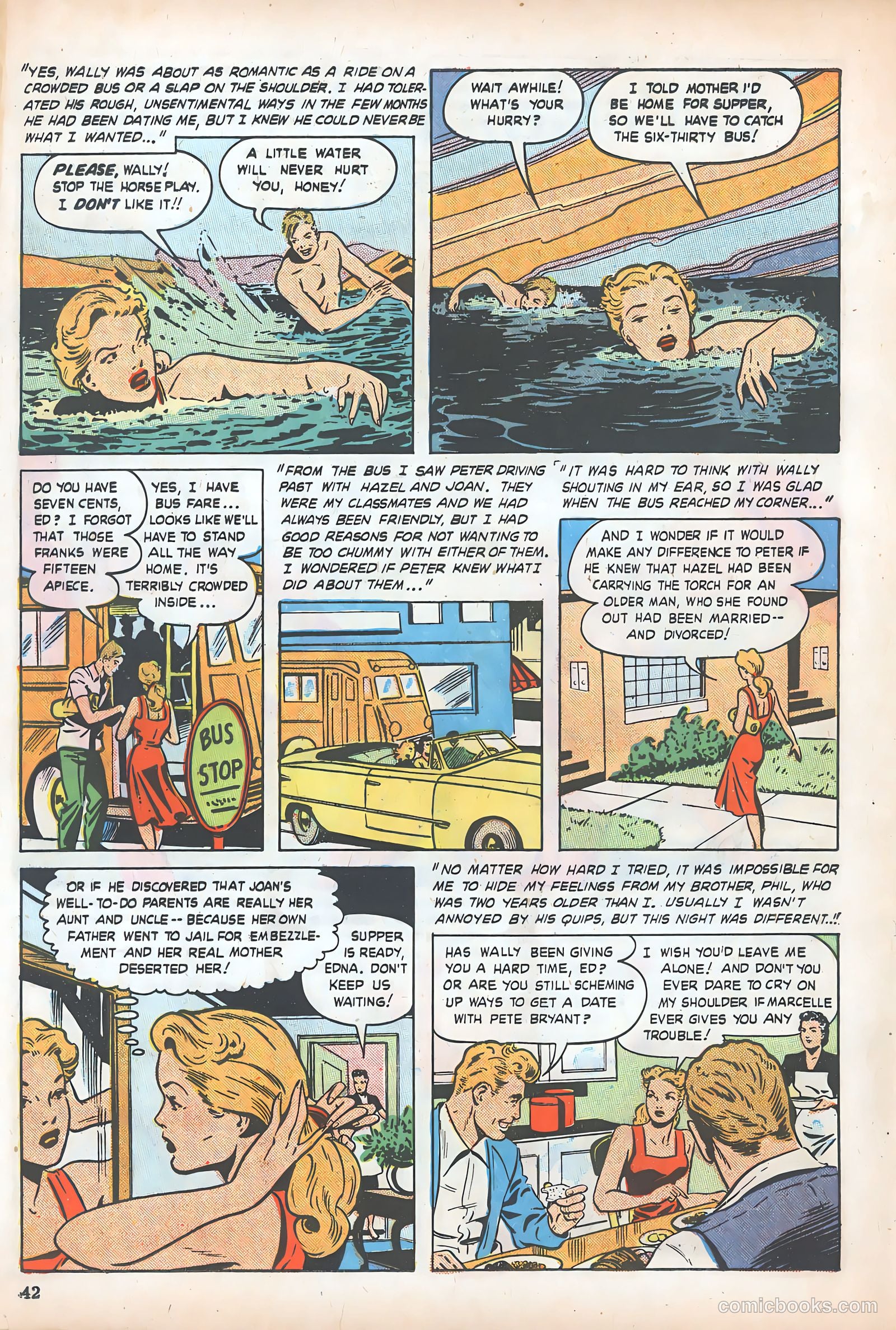 Teen-Age Romances #4 (1949) — page 42 of 68