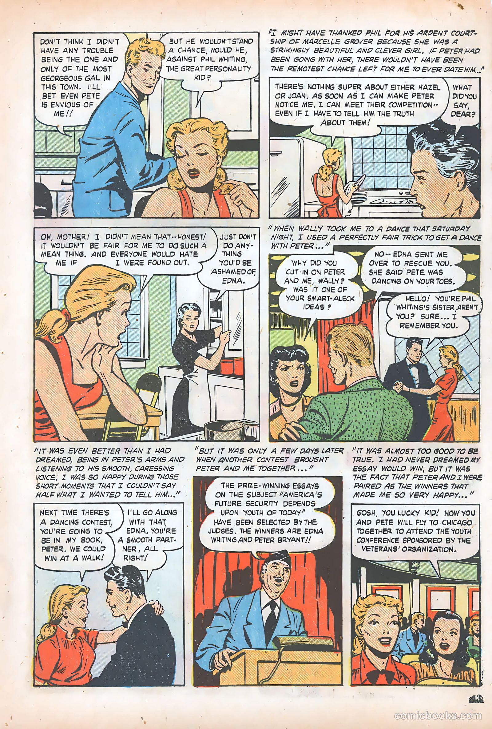 Teen-Age Romances #4 (1949) — page 43 of 68