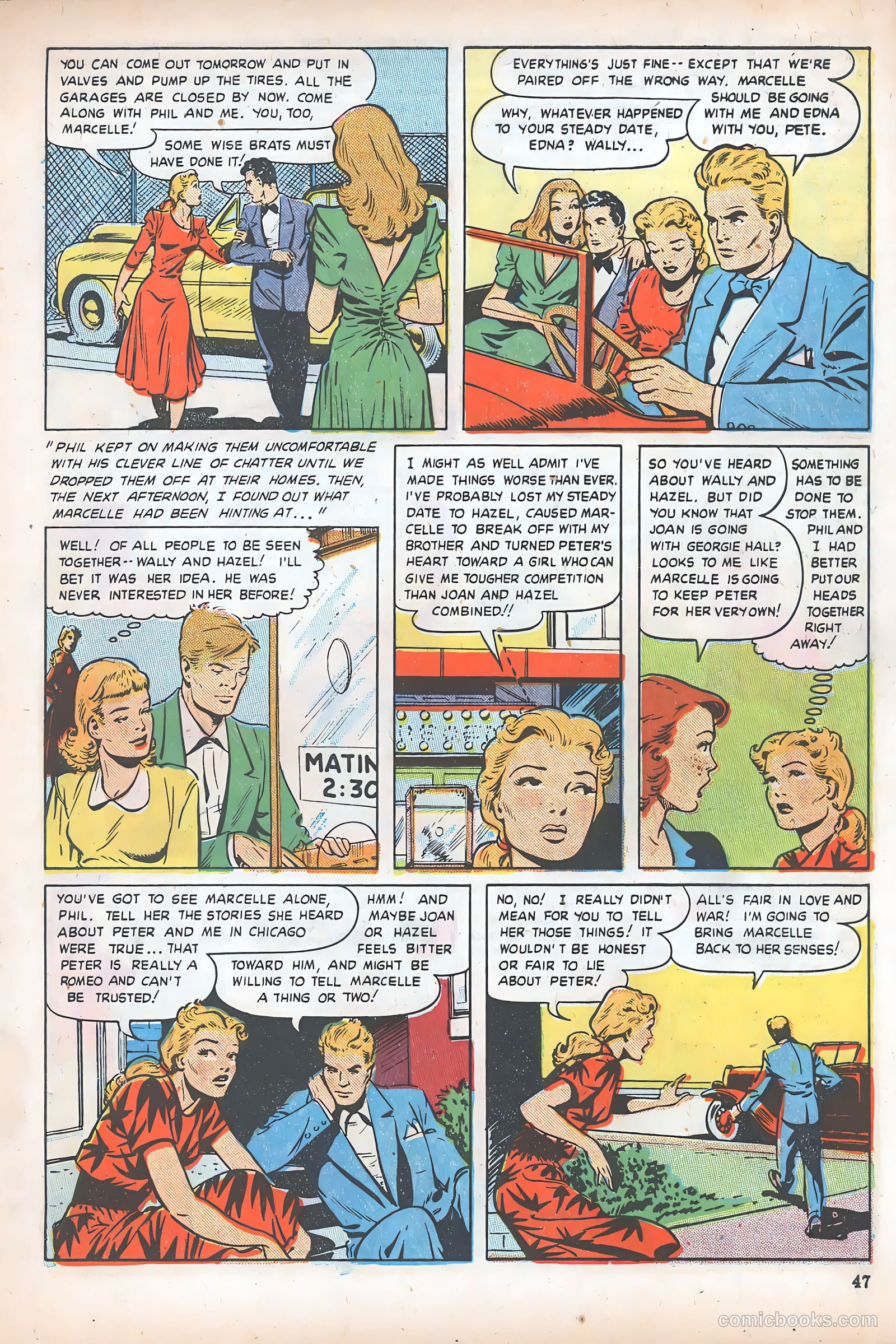 Teen-Age Romances #4 (1949) — page 47 of 68