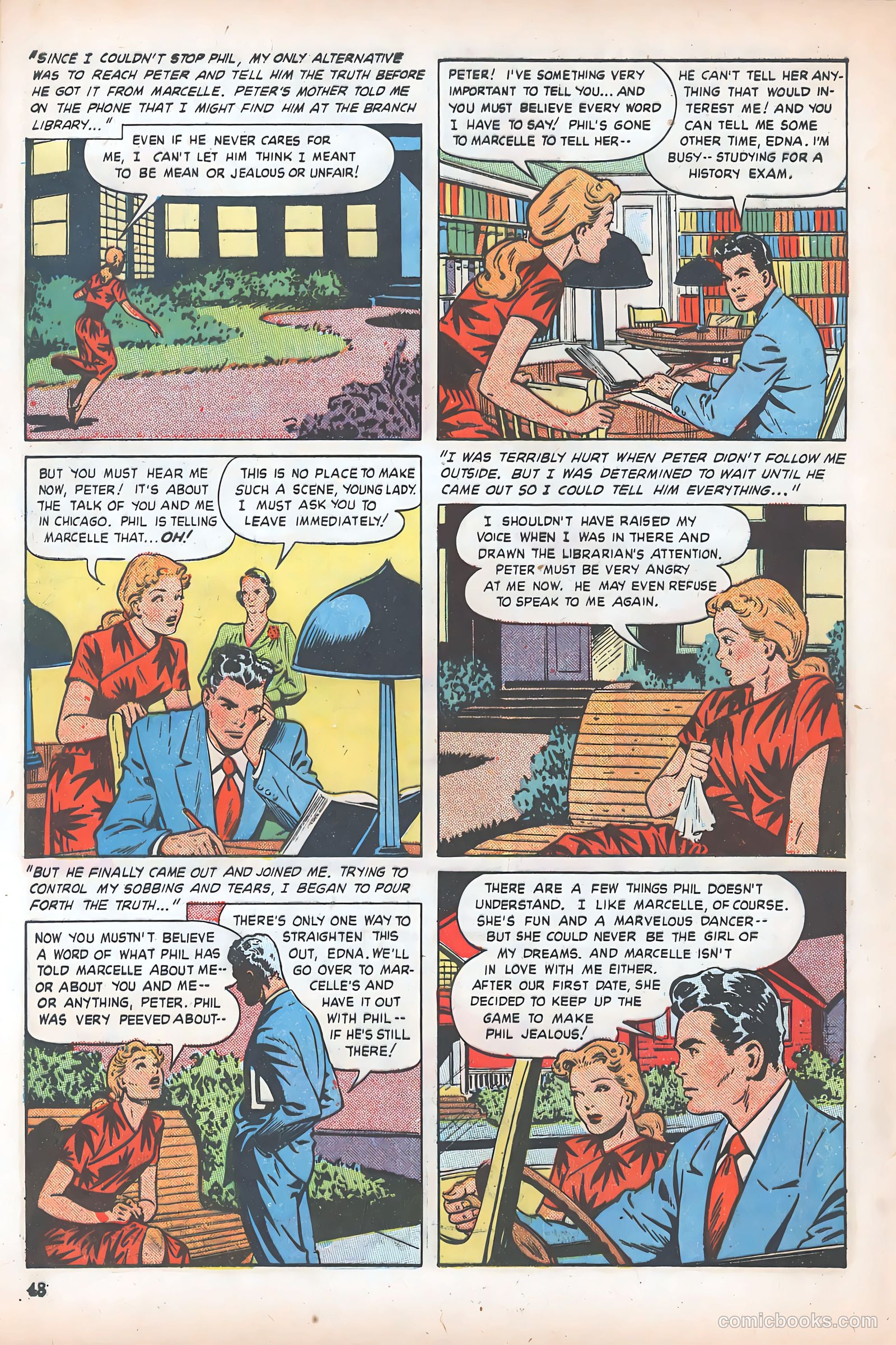 Teen-Age Romances #4 (1949) — page 48 of 68