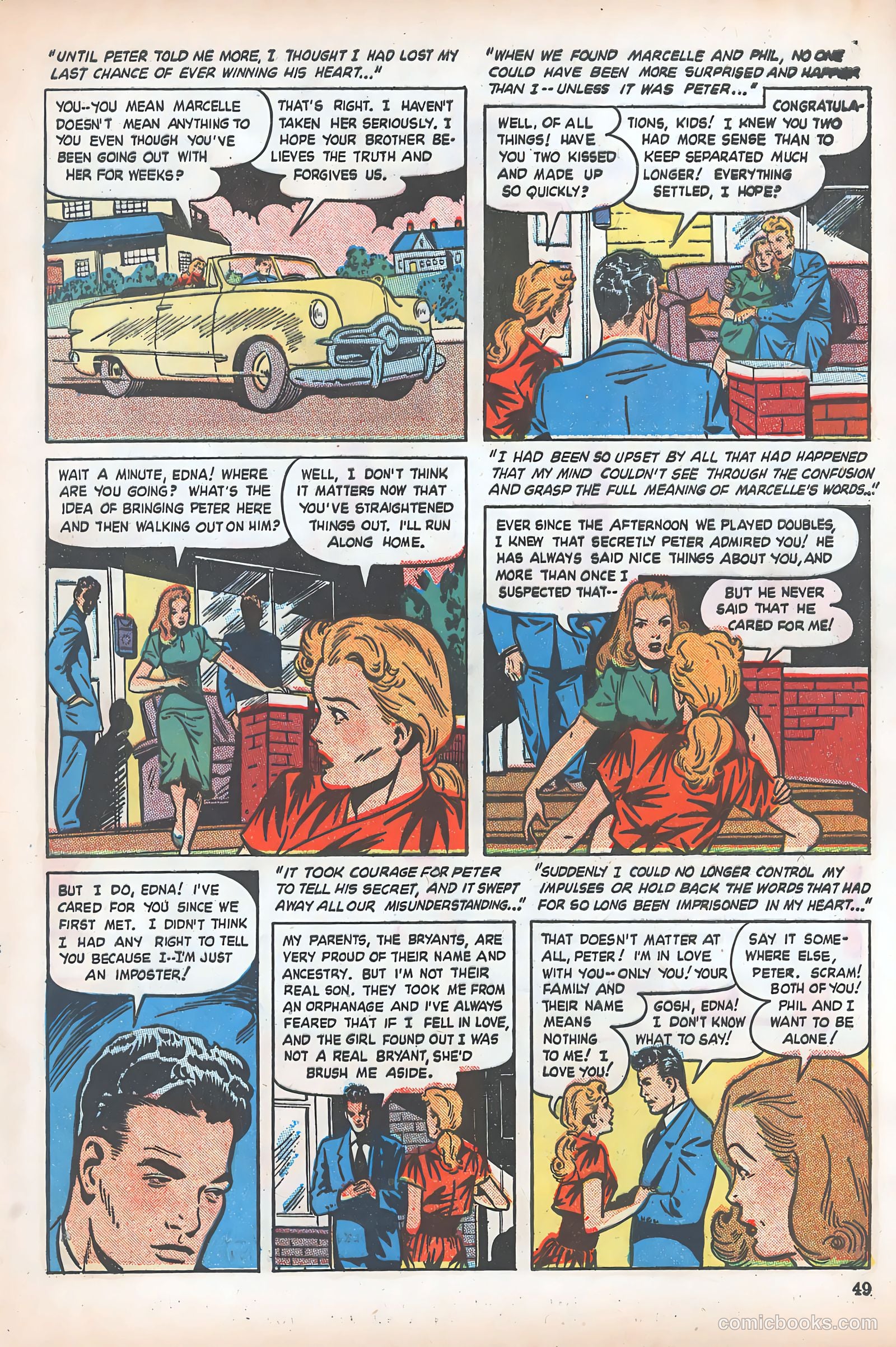 Teen-Age Romances #4 (1949) — page 49 of 68