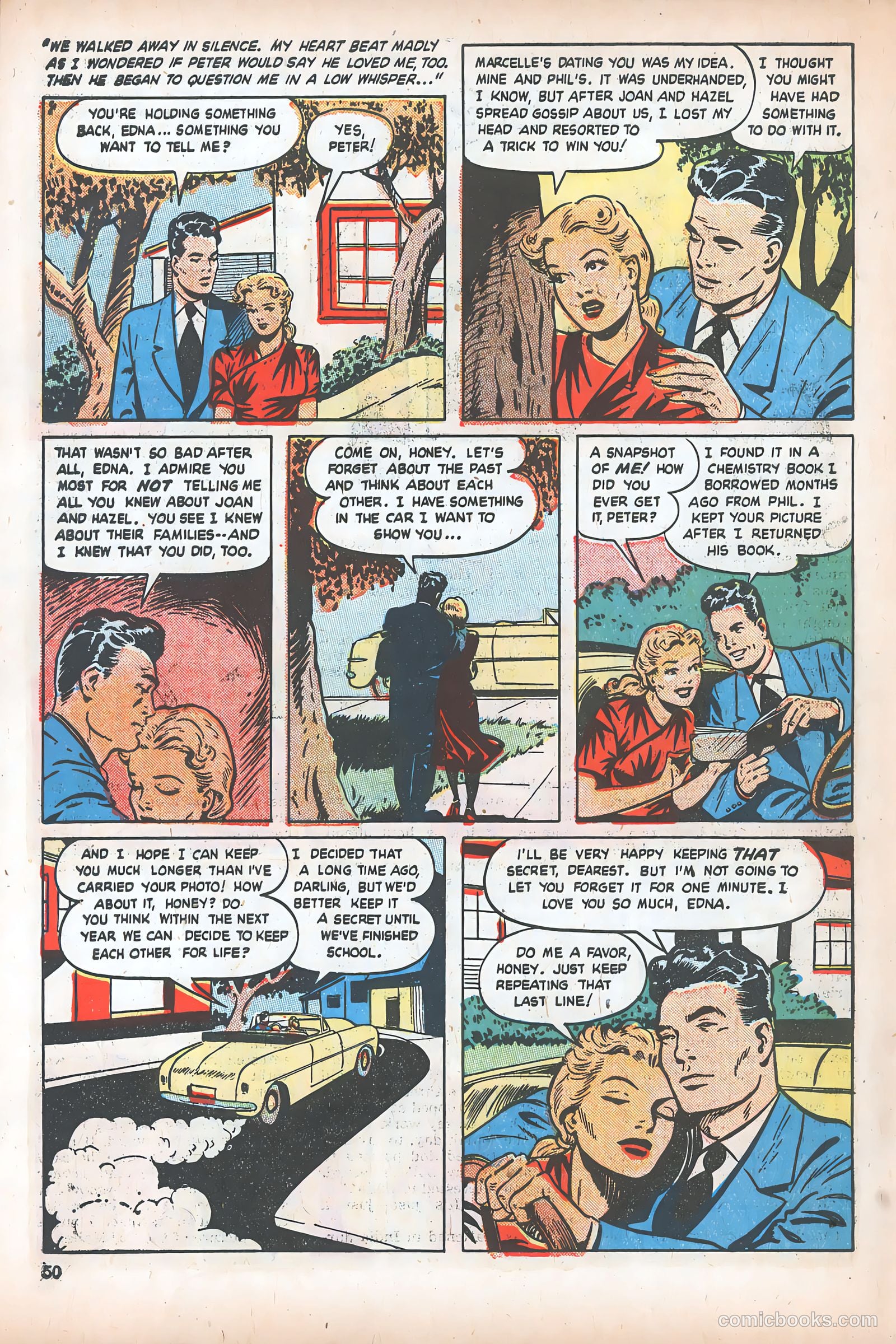 Teen-Age Romances #4 (1949) — page 50 of 68