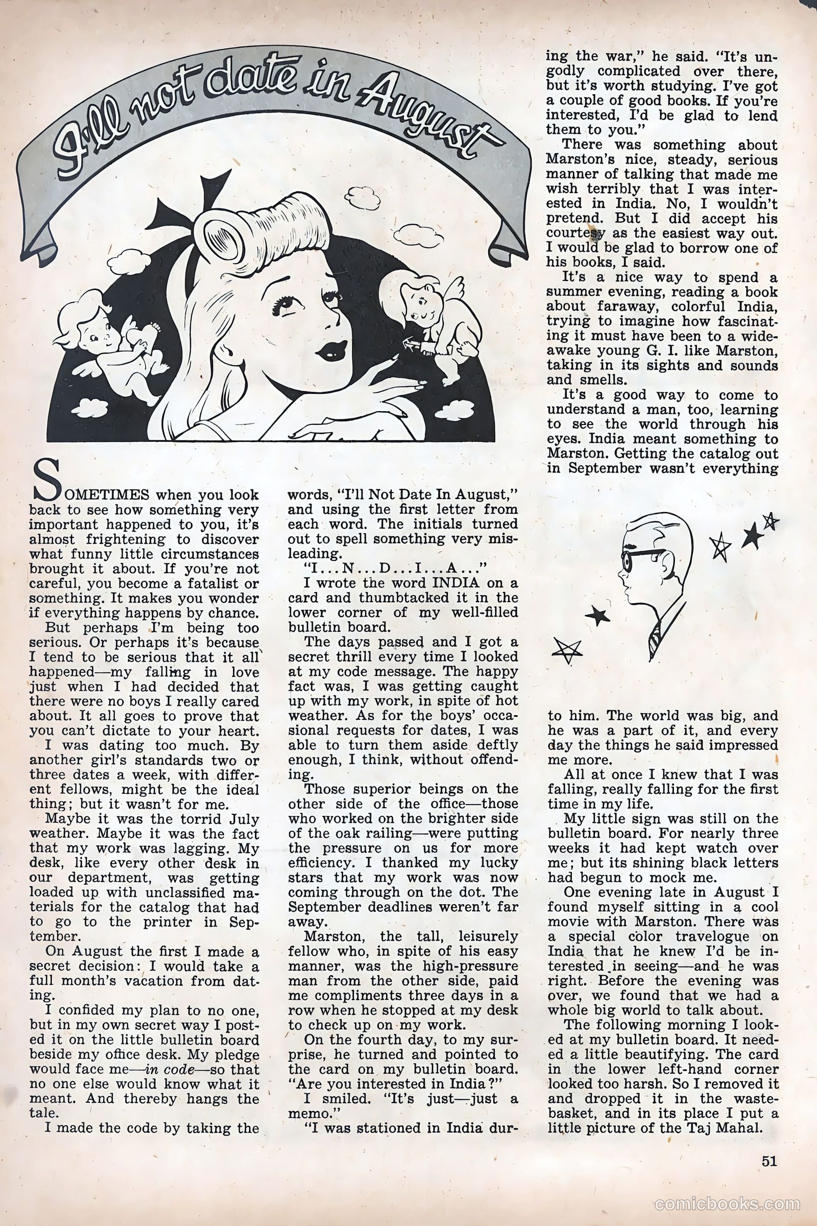 Teen-Age Romances #4 (1949) — page 51 of 68