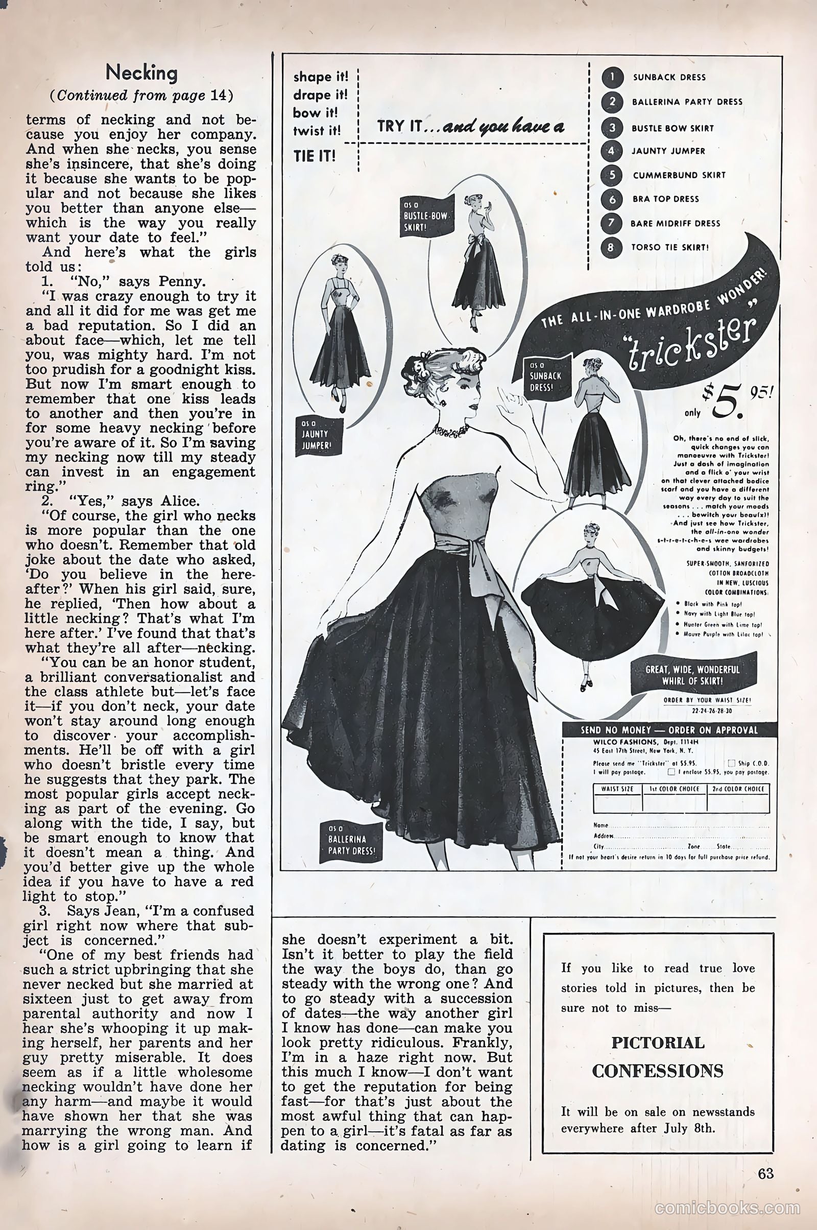 Teen-Age Romances #4 (1949) — page 63 of 68