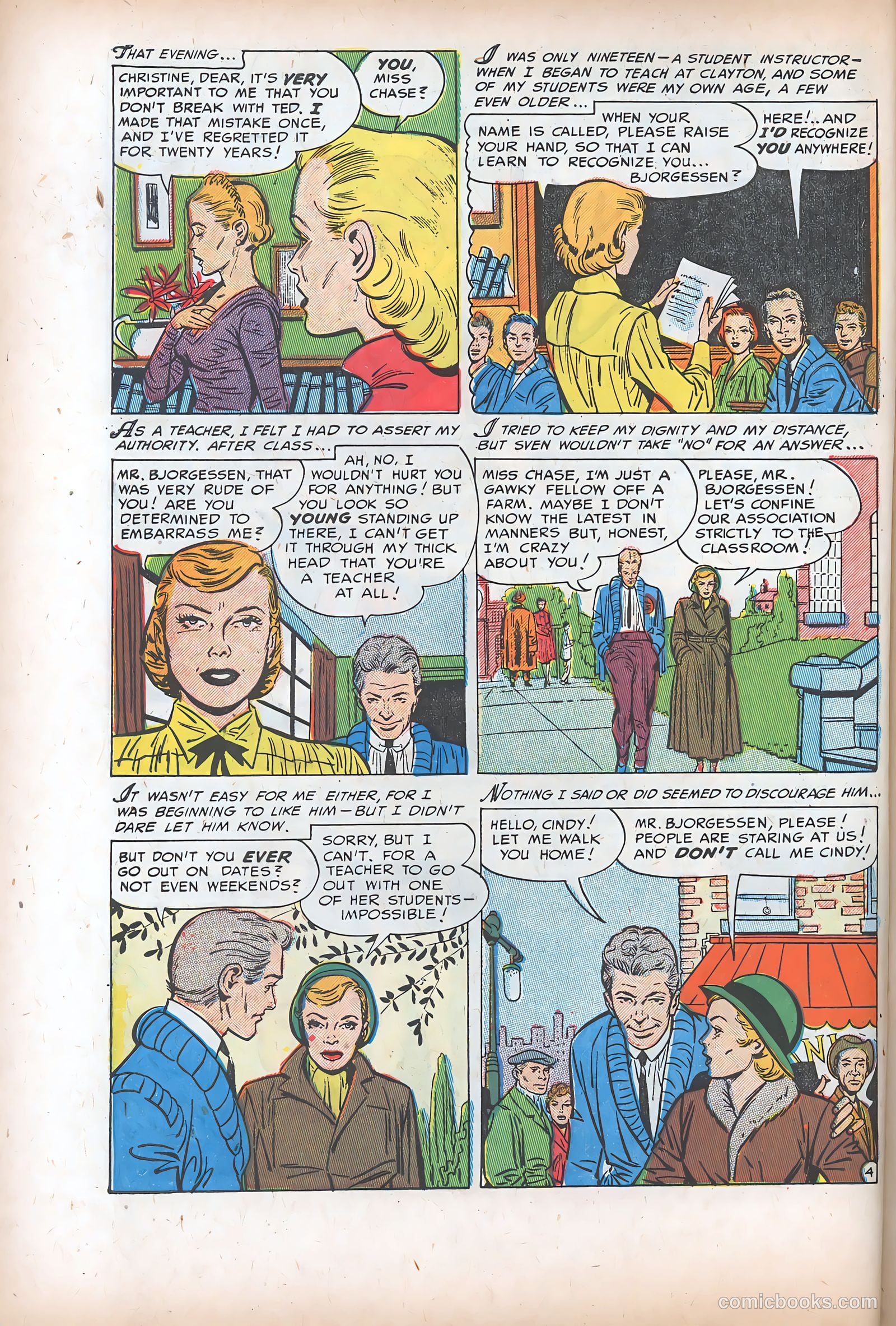 Teen-Age Romances #41 (1955) — page 6 of 36