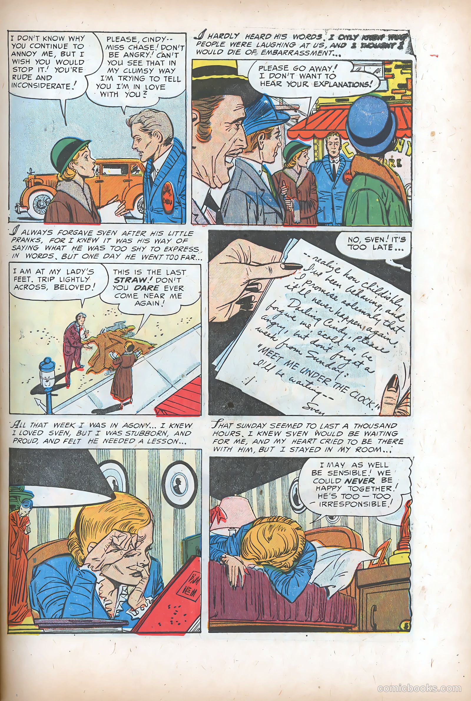 Teen-Age Romances #41 (1955) — page 7 of 36