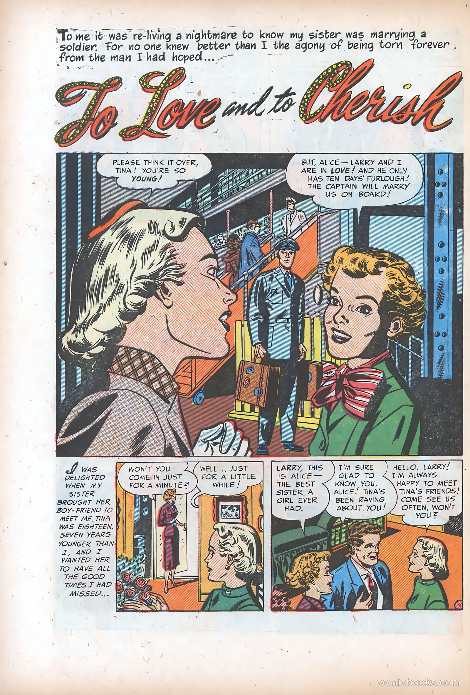 Teen-Age Romances #41 (1955) — page 10 of 36