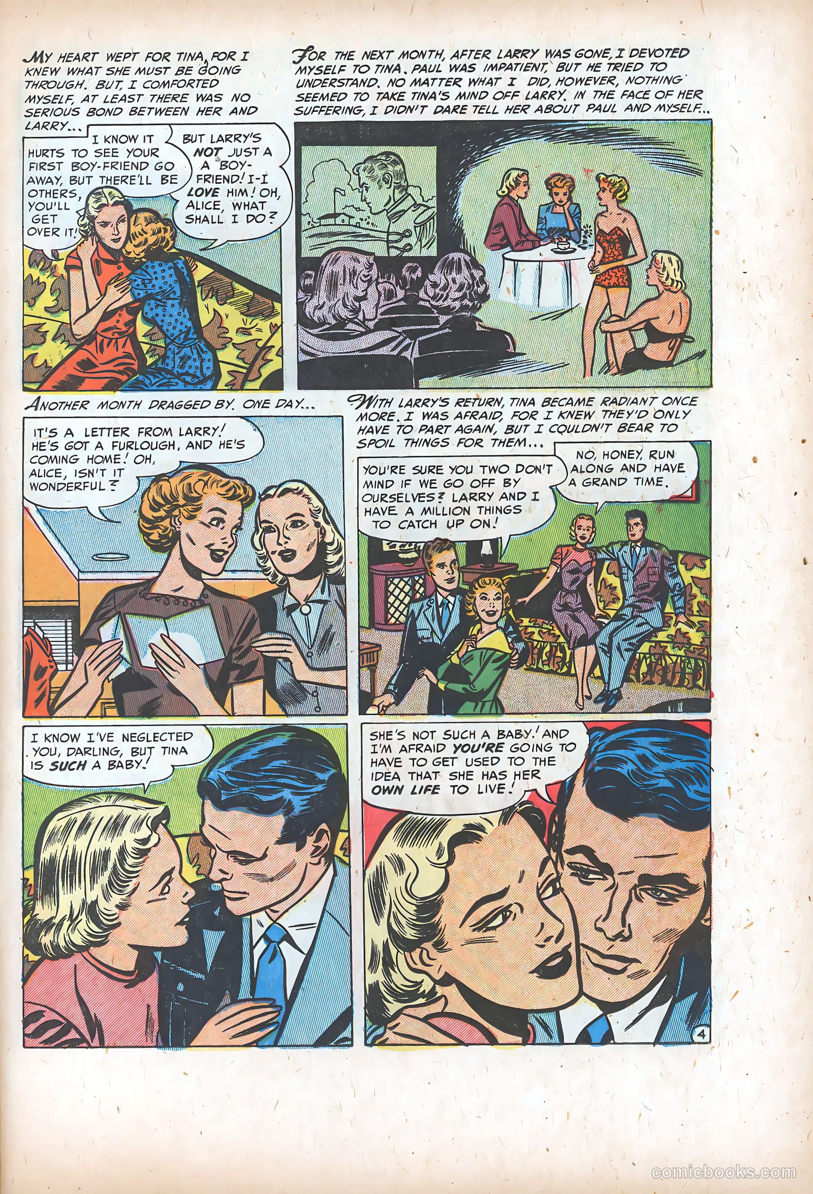 Teen-Age Romances #41 (1955) — page 13 of 36