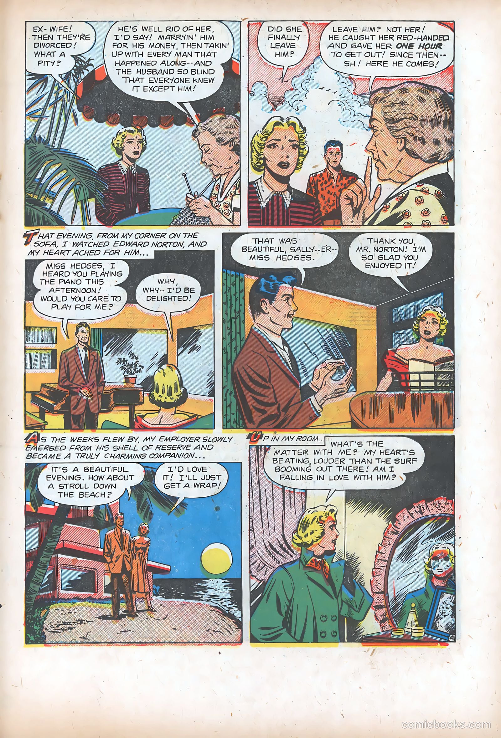 Teen-Age Romances #41 (1955) — page 19 of 36
