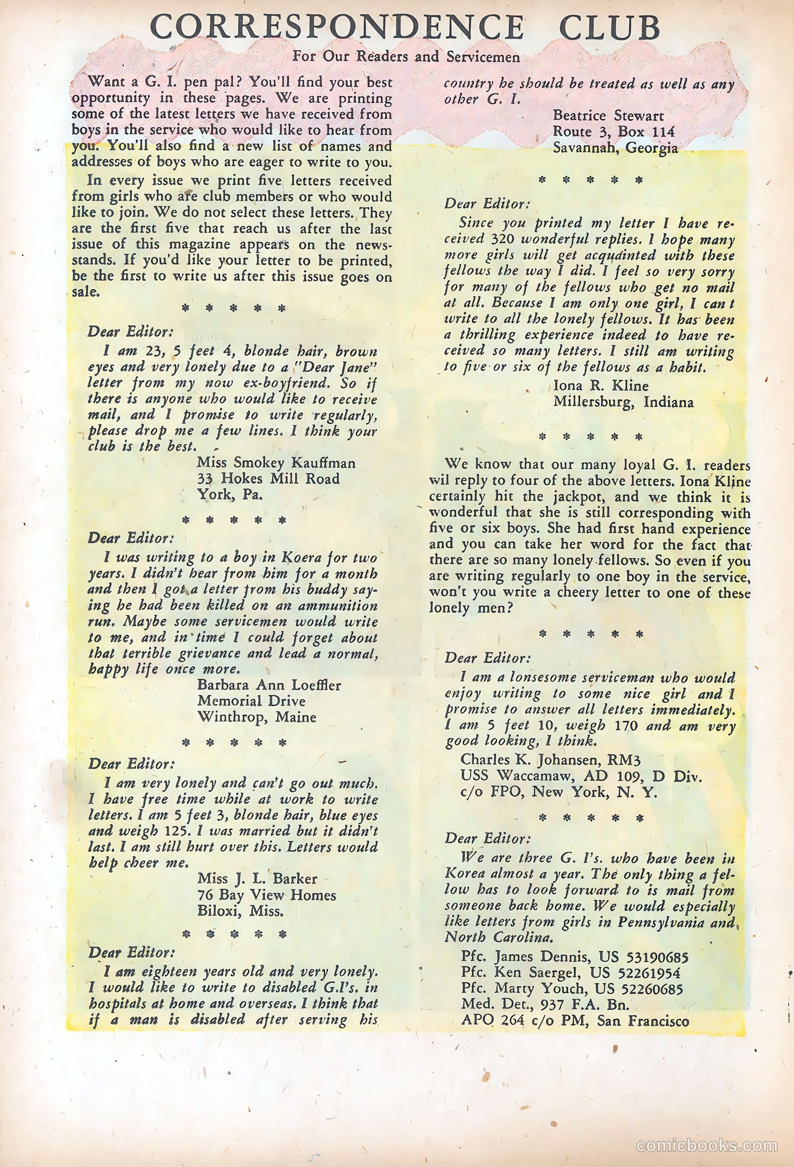 Teen-Age Romances #41 (1955) — page 22 of 36