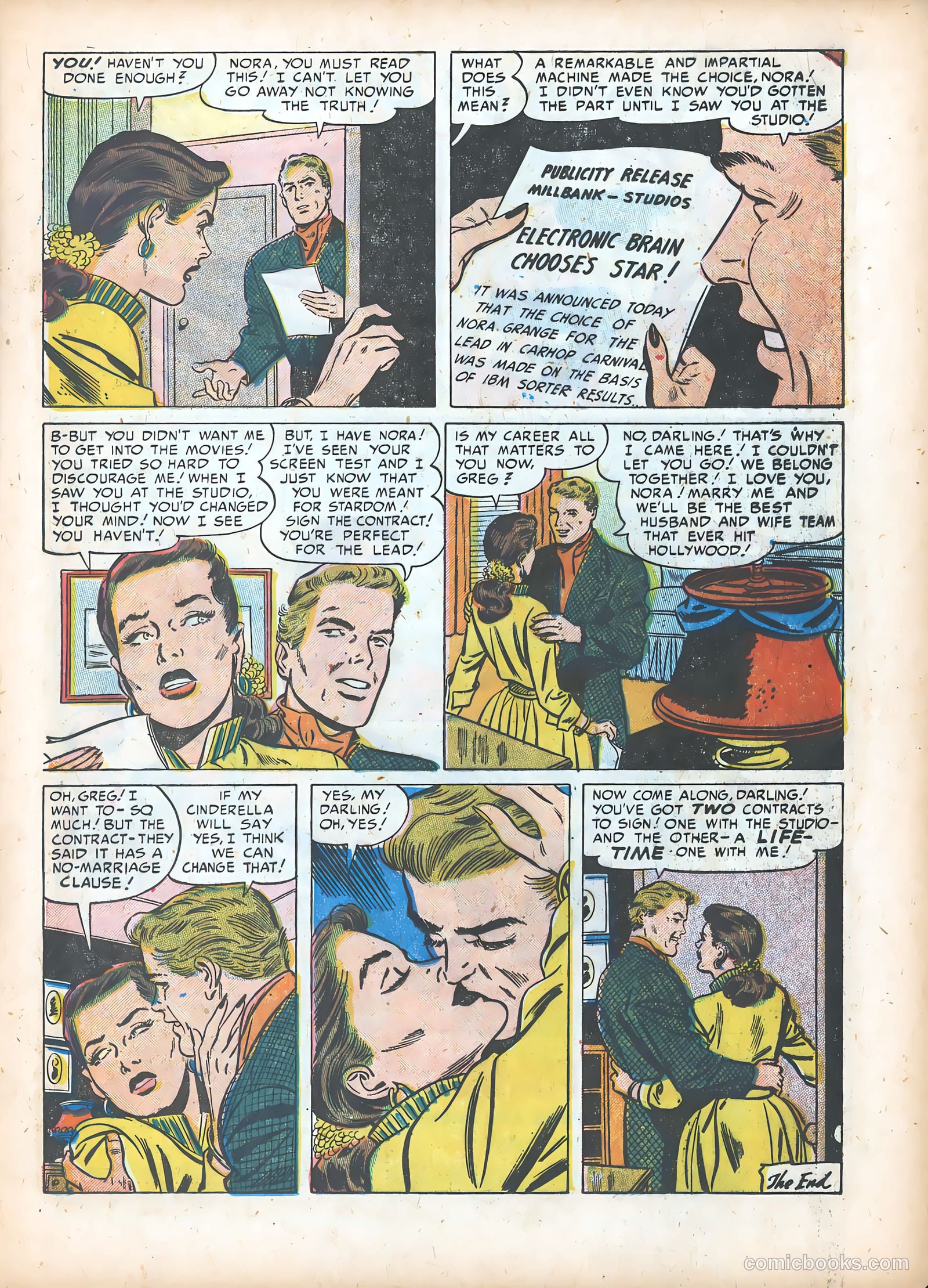 Teen-Age Romances #42 (1955) — page 15 of 36