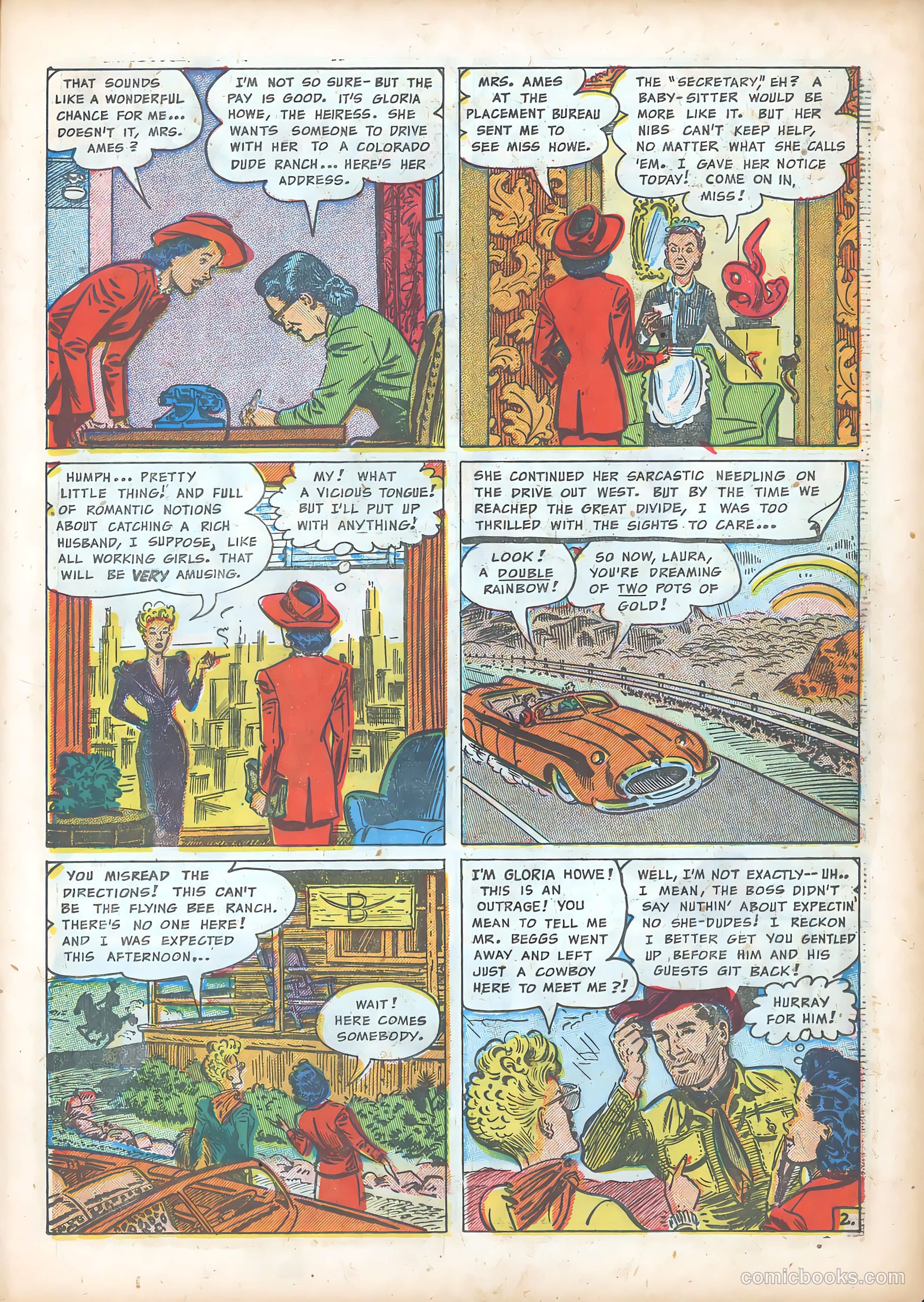 Teen-Age Romances #42 (1955) — page 21 of 36