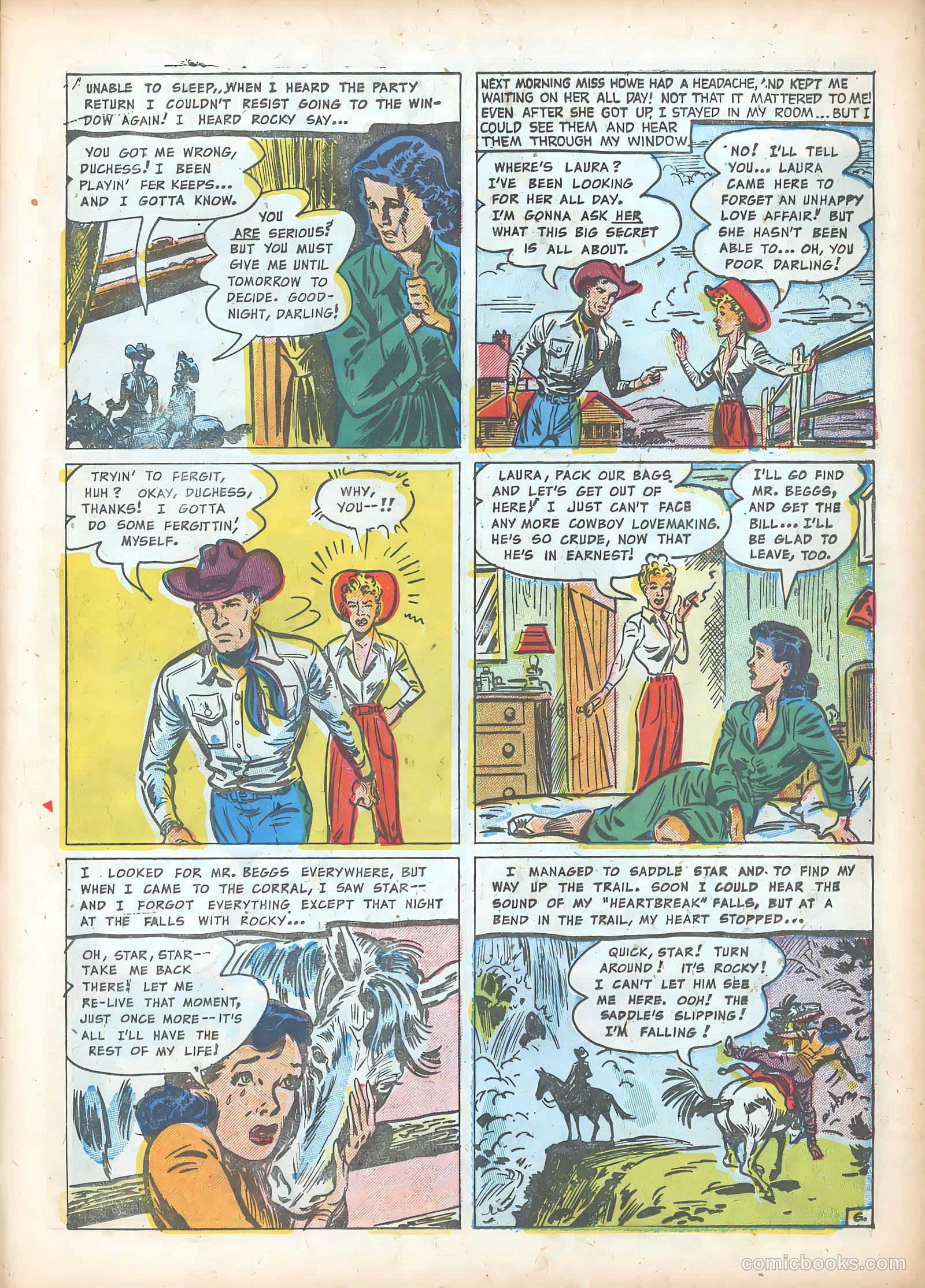 Teen-Age Romances #42 (1955) — page 25 of 36