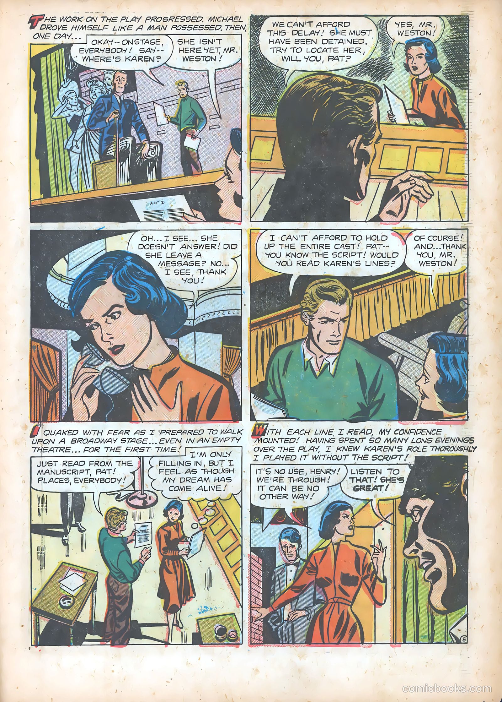 Teen-Age Romances #42 (1955) — page 31 of 36