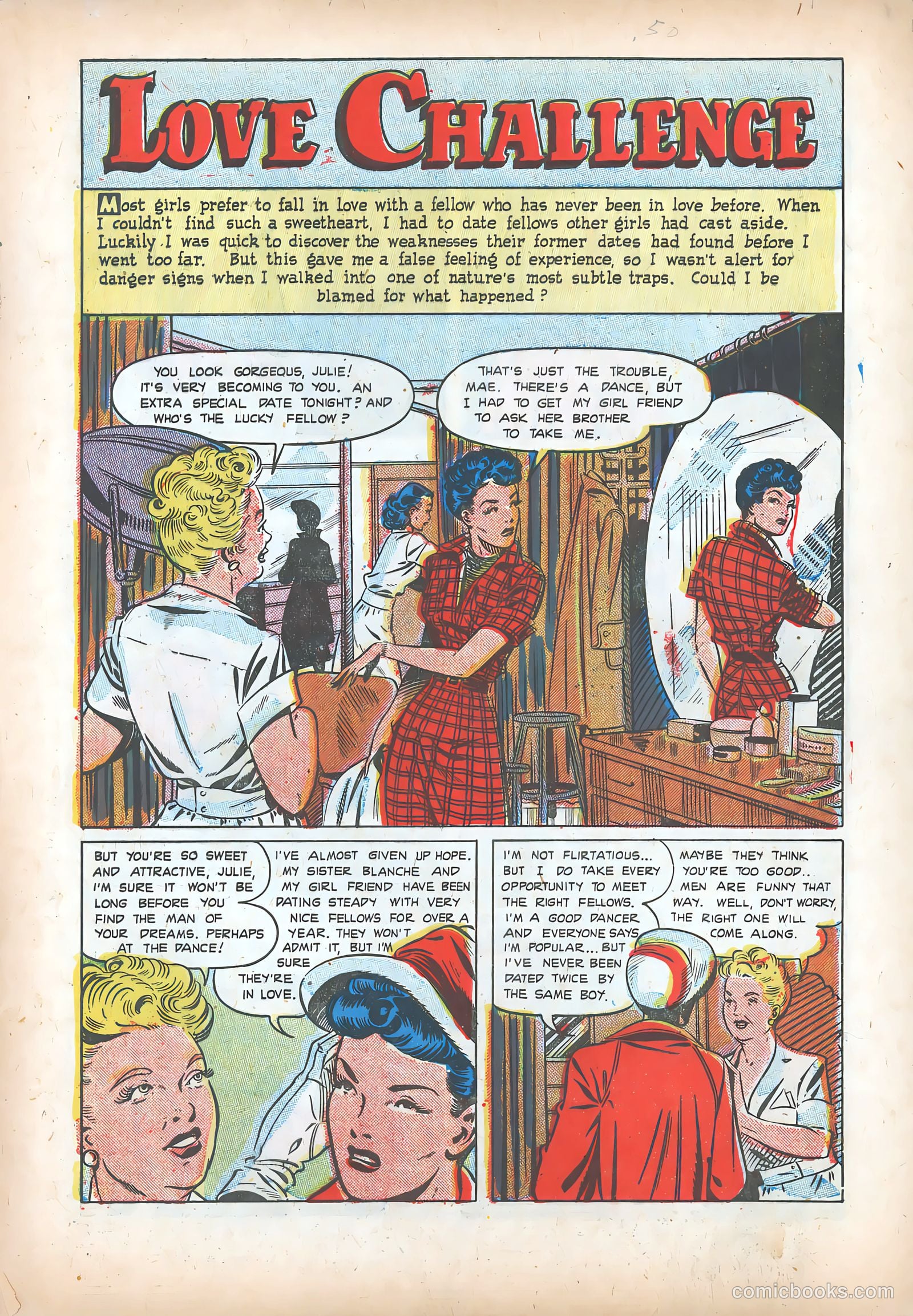 Teen-Age Romances #43 (1955) — page 3 of 36