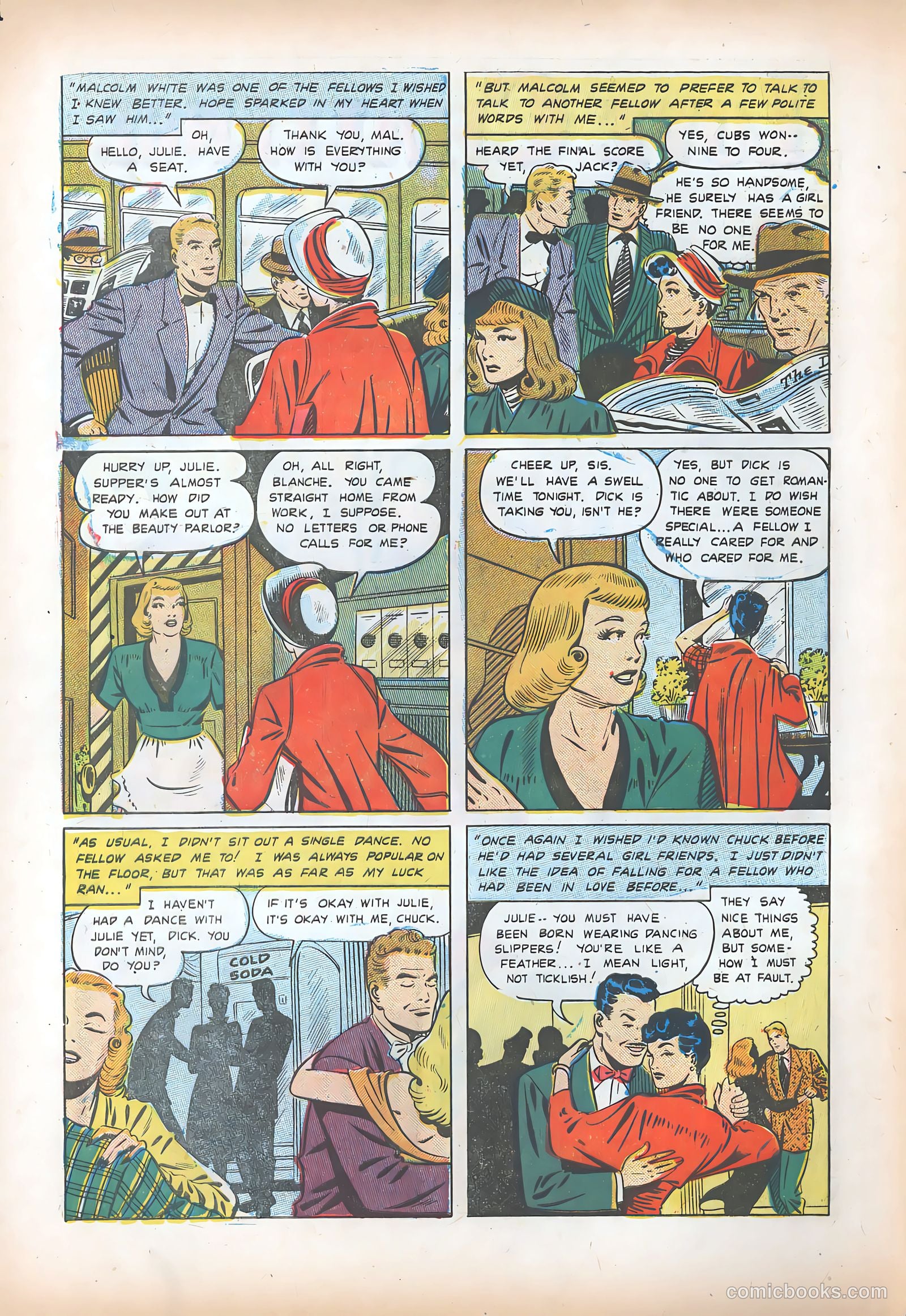 Teen-Age Romances #43 (1955) — page 4 of 36