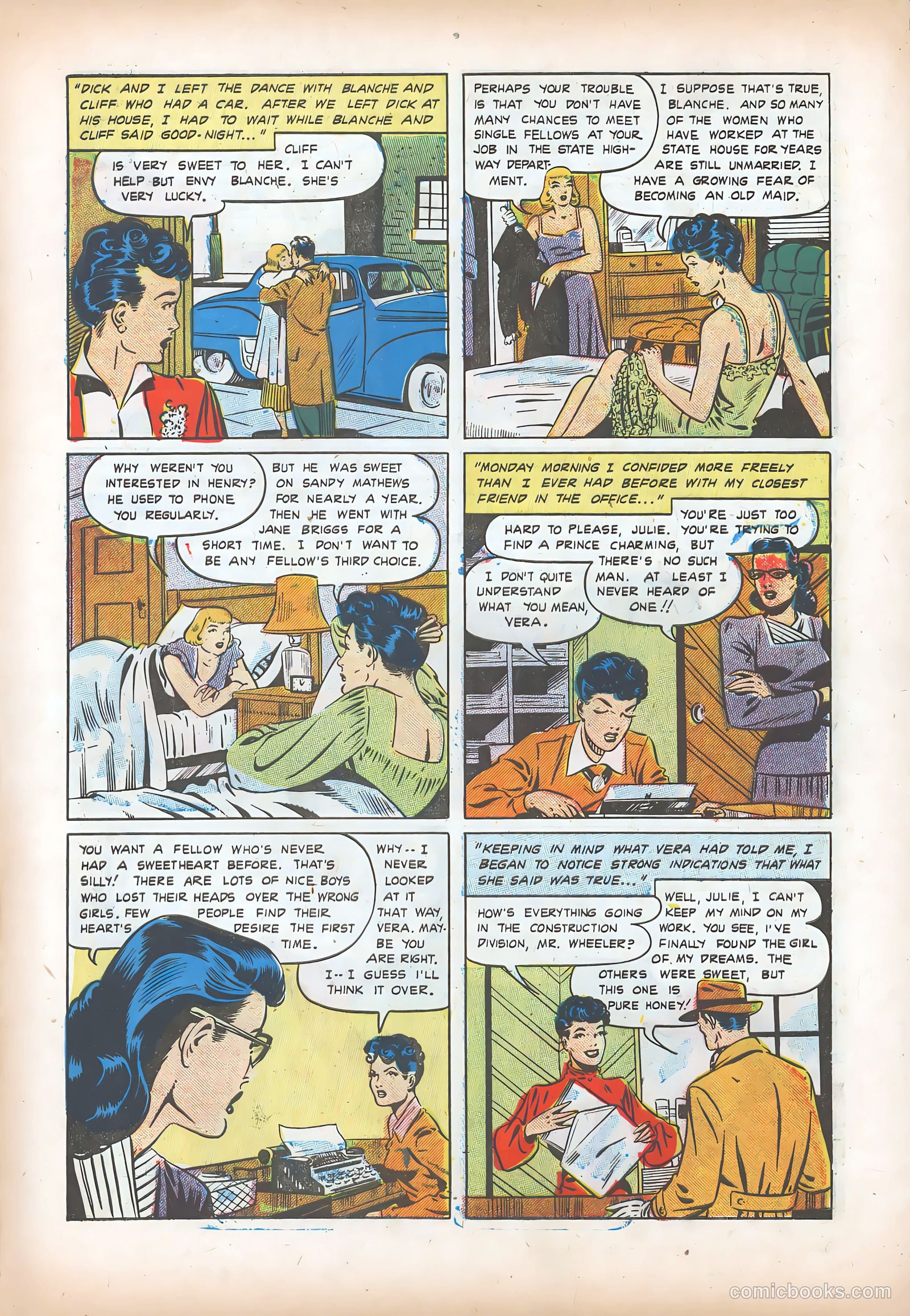 Teen-Age Romances #43 (1955) — page 5 of 36