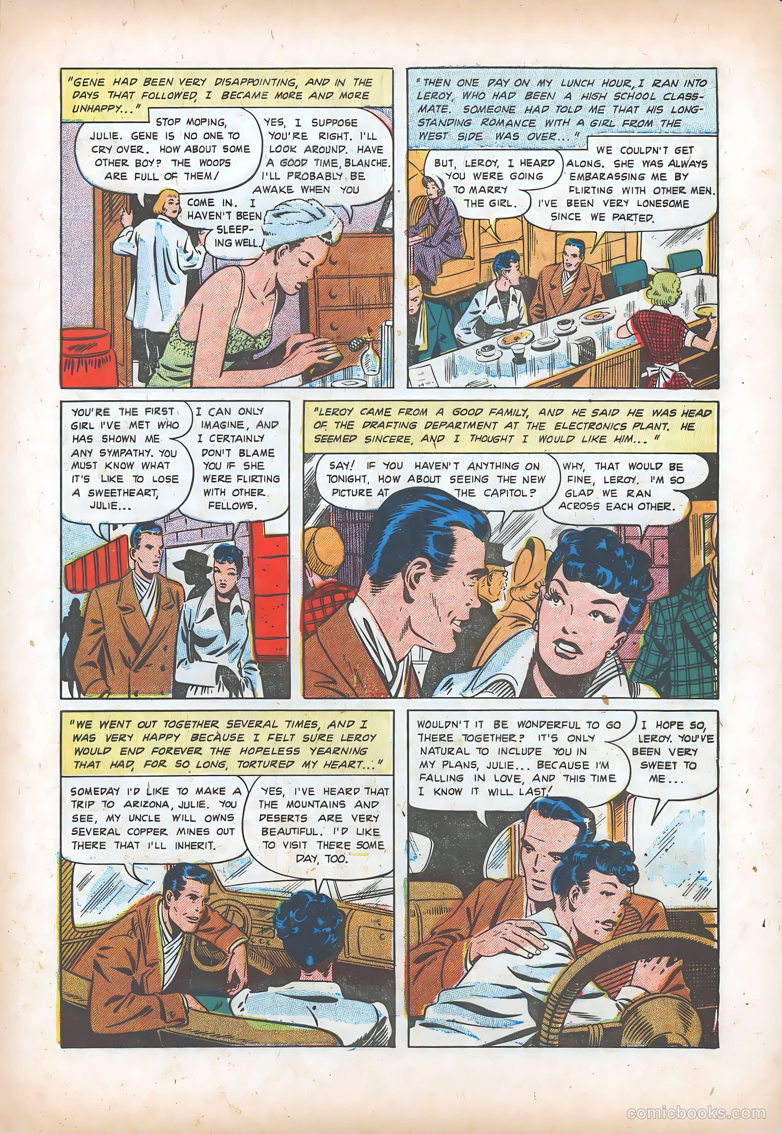 Teen-Age Romances #43 (1955) — page 7 of 36
