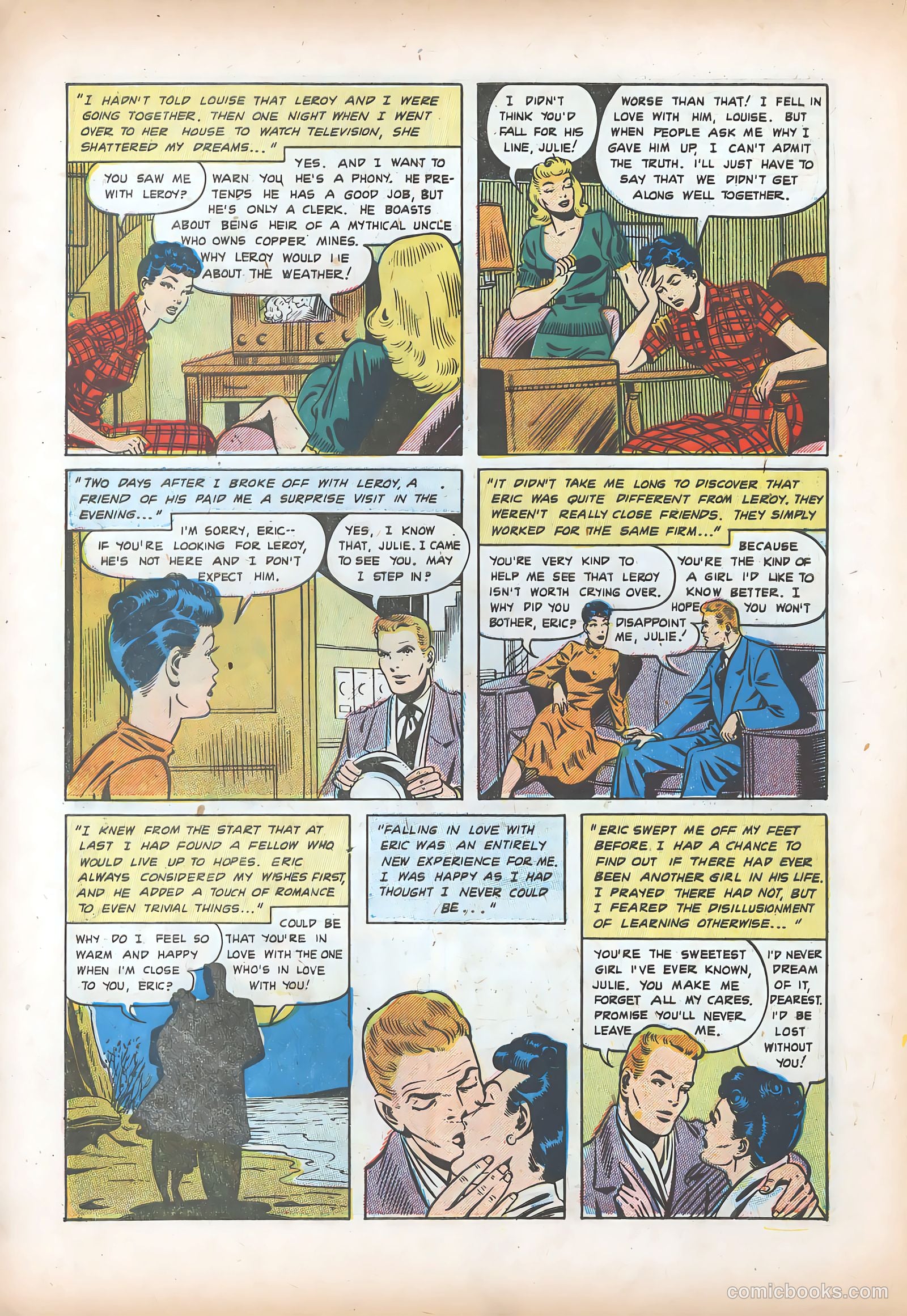 Teen-Age Romances #43 (1955) — page 8 of 36